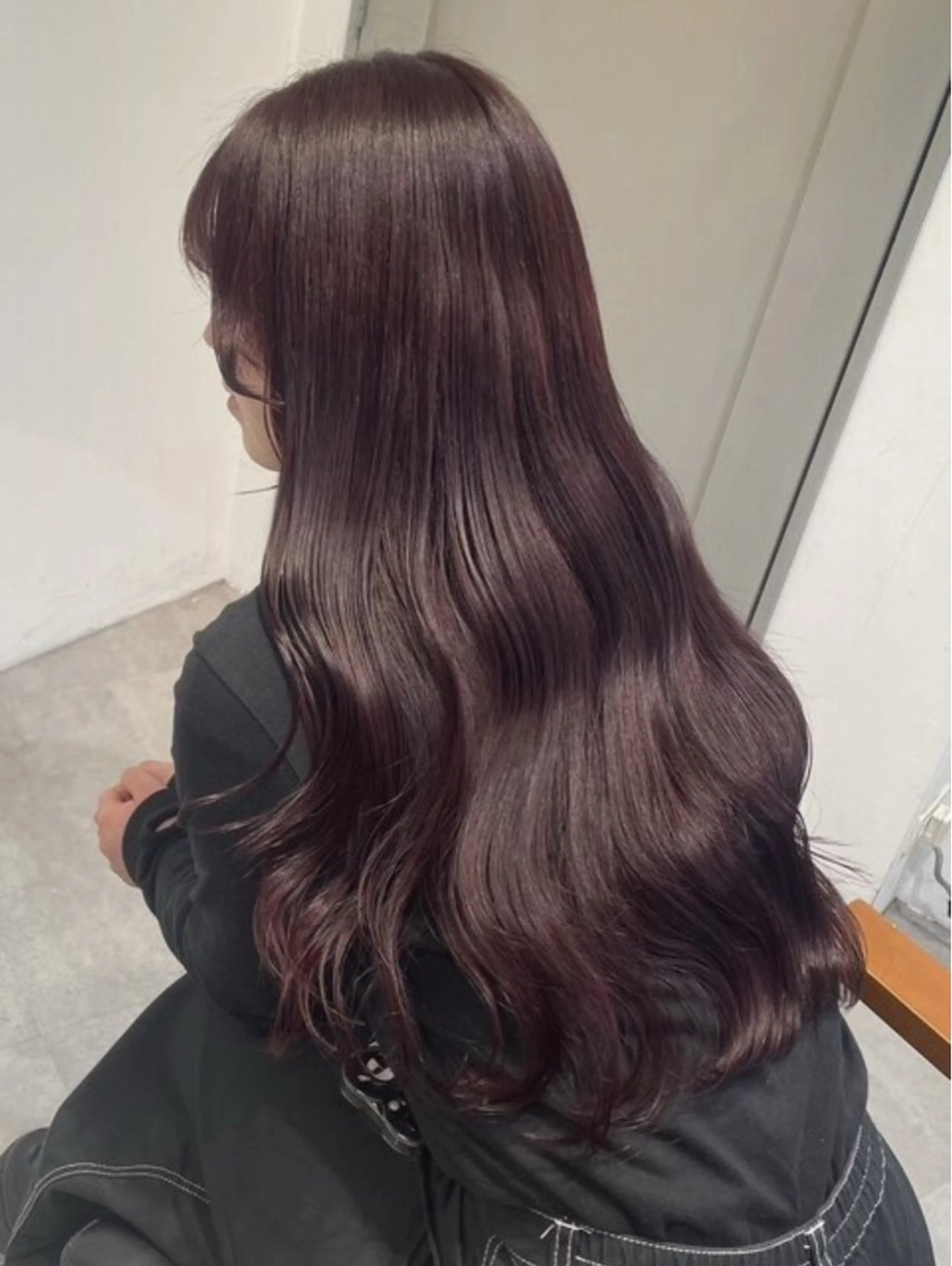 ロング カラー ヘアカラー トリートメント 盛れる韓国ヘア🩰/ 透明感カラー/華のヘアスタイル