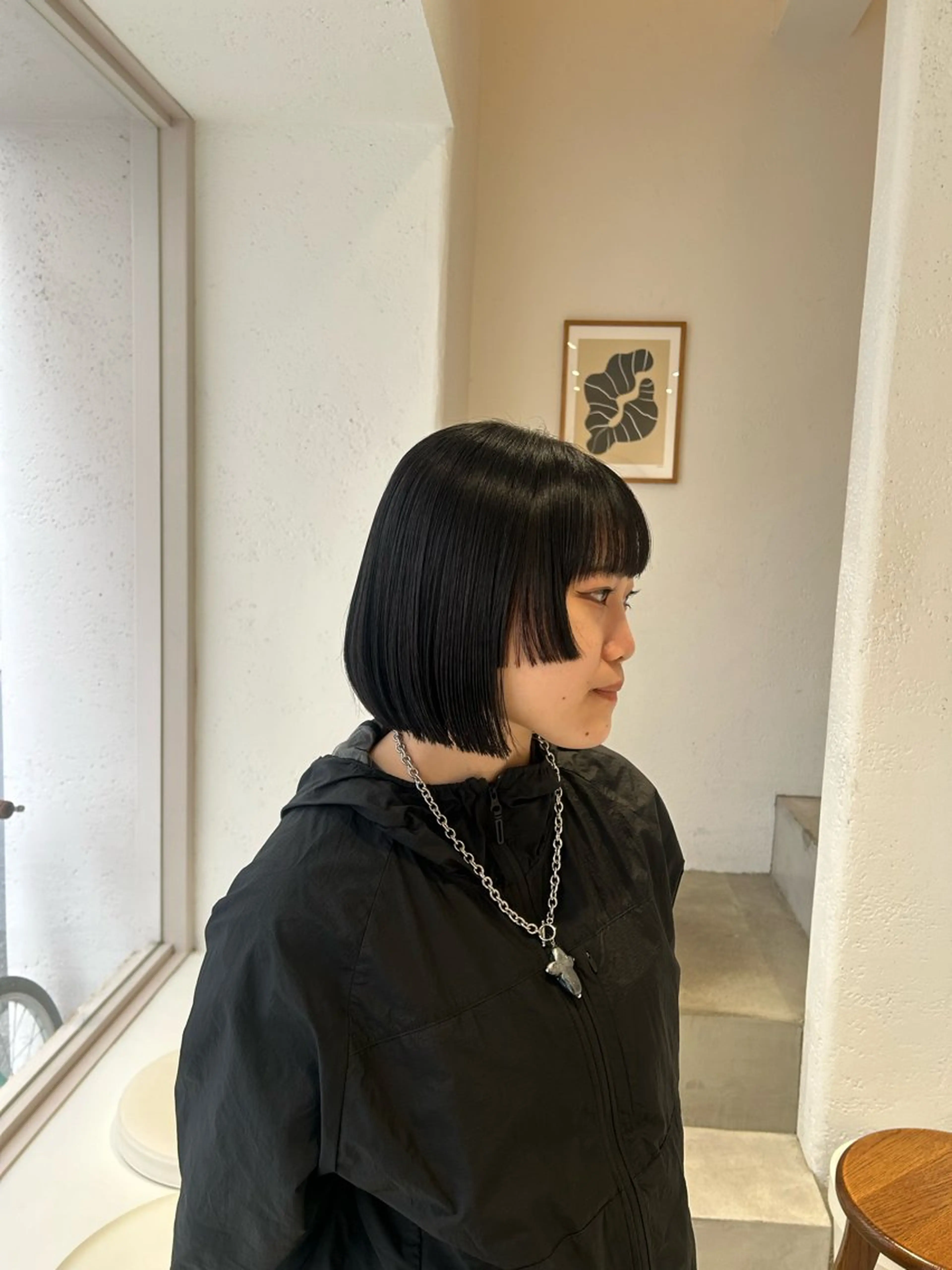 ショート 顔周りカット iwami rena /Nary河原町のヘアスタイル