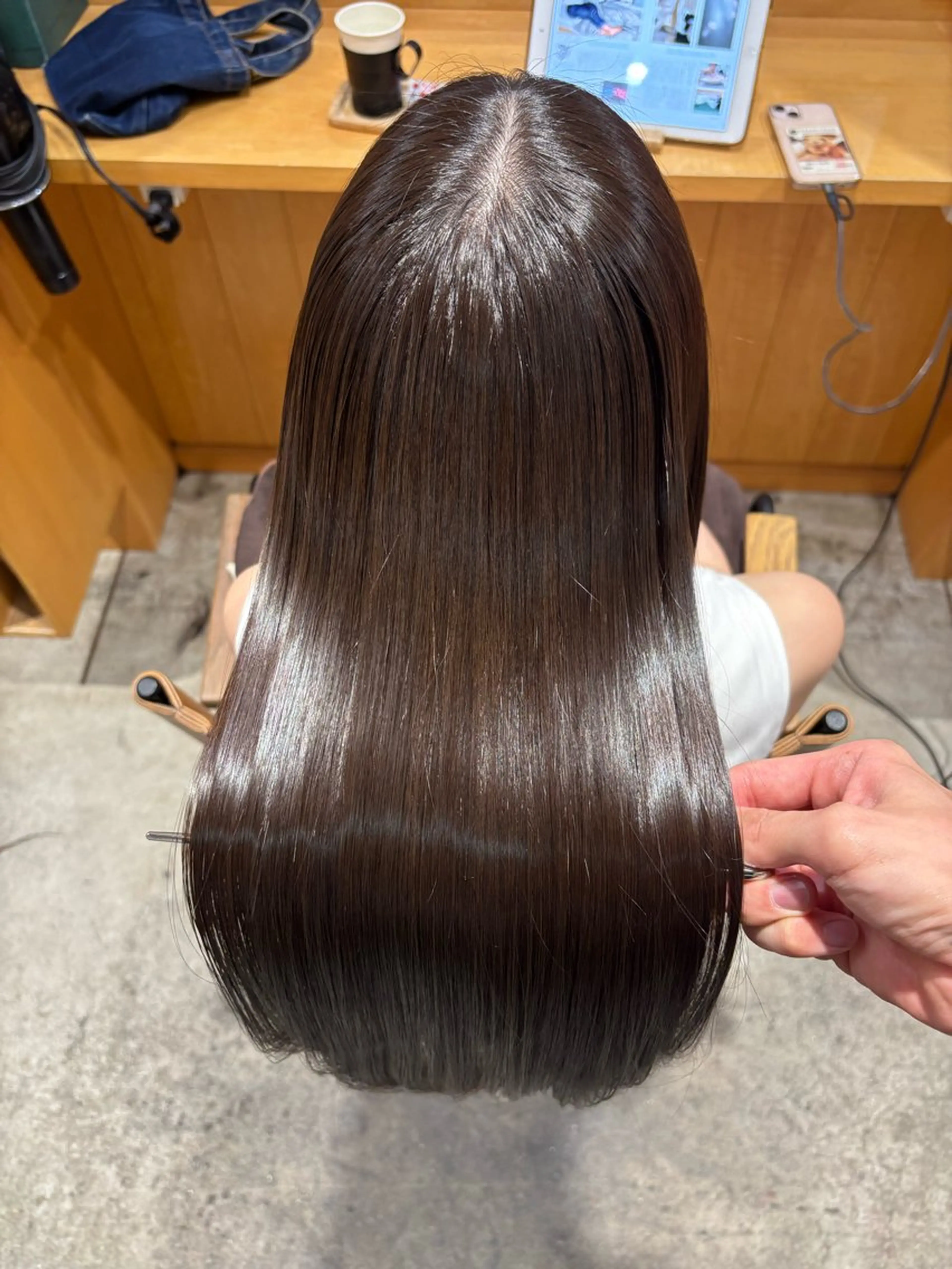 ロング カット ヘアカラー トリートメント [Amphi Tokyo]宮原のヘアスタイル