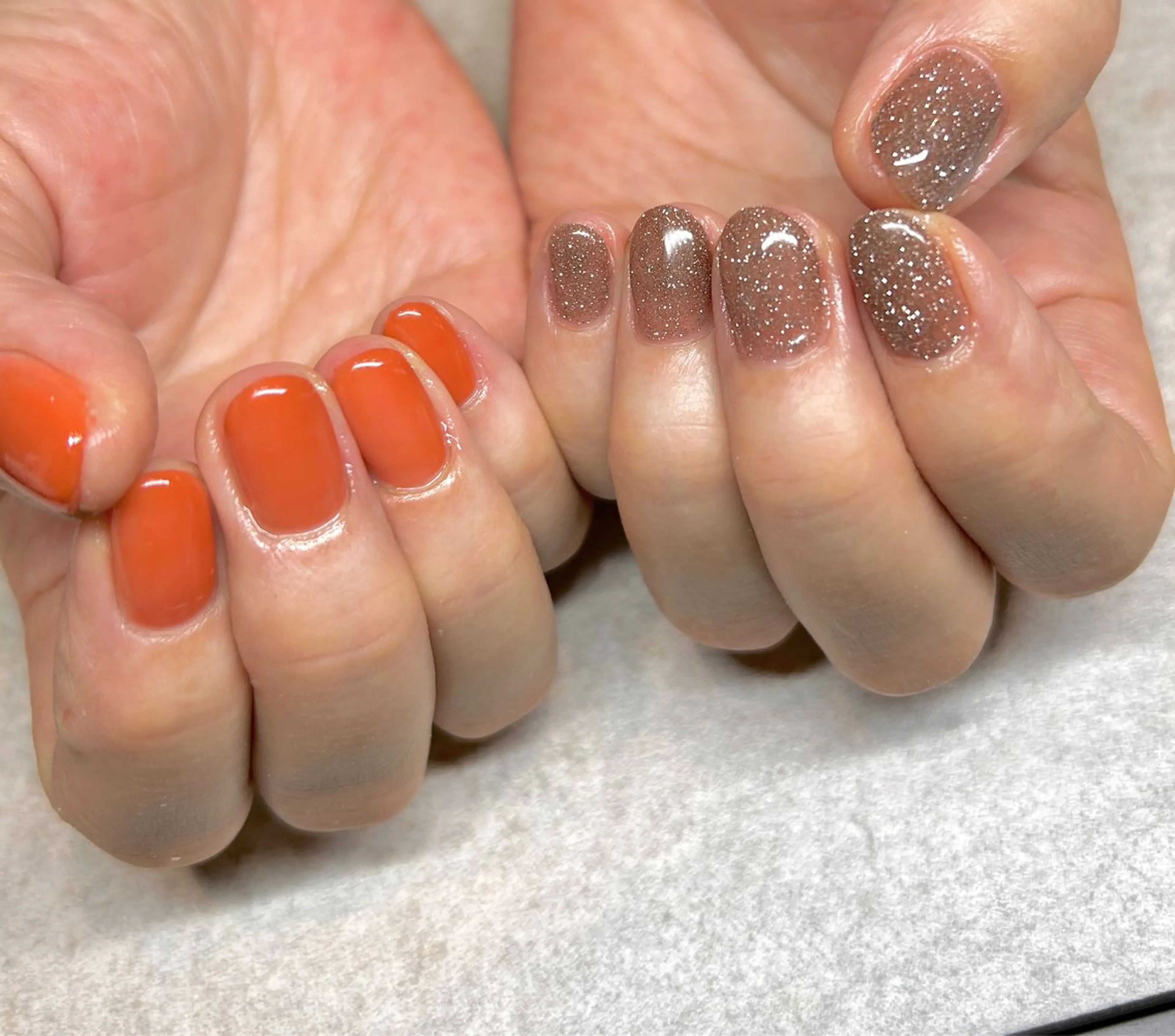 ネイル フラッシュネイル ワンカラーネイル ショートネイル 春ネイル N.style所属・Ｎ. styleのネイルデザイン