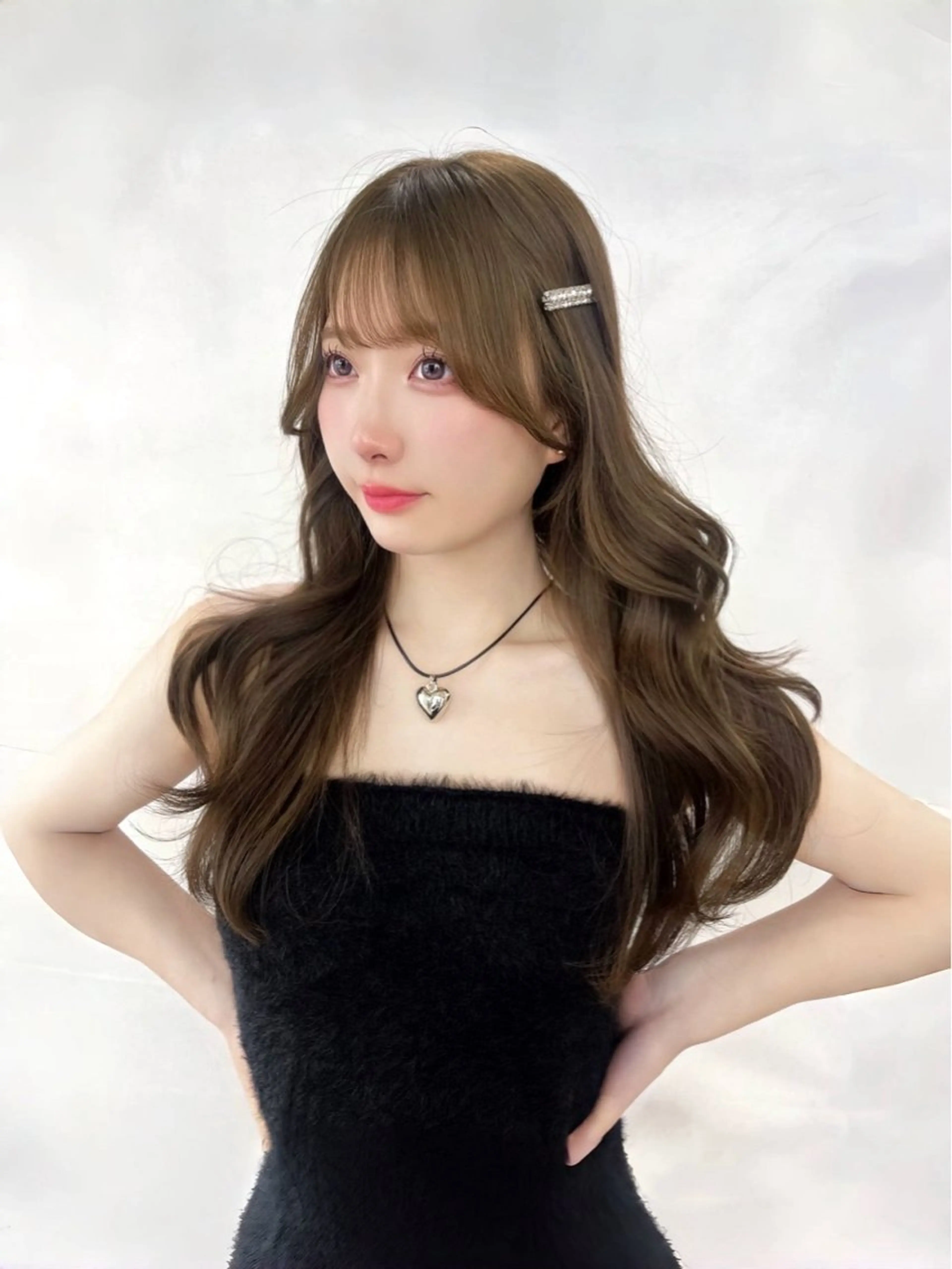 カラー 韓国メンズ特化 ダウン・毛流れパーマのヘアスタイル