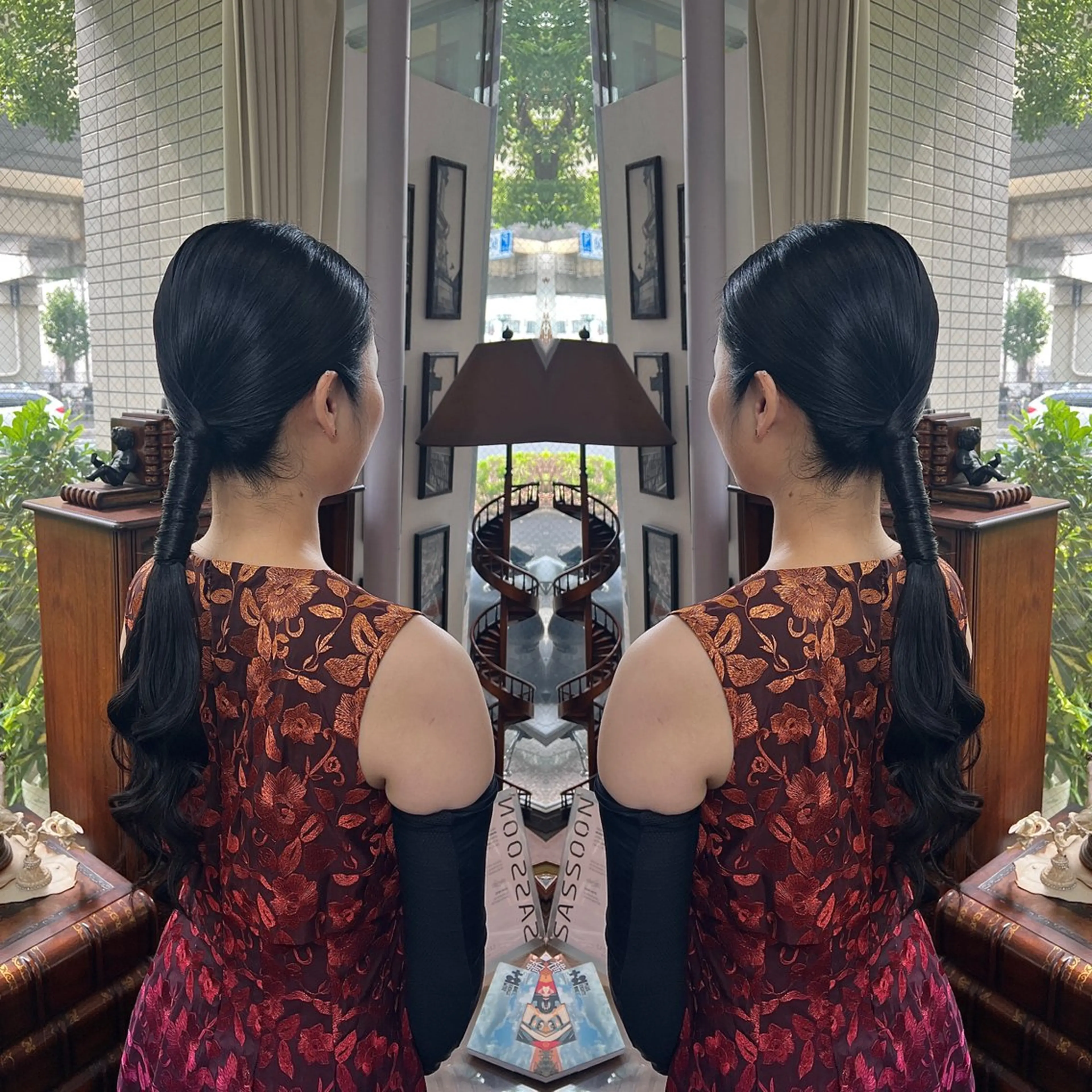 ロング ヘアアレンジ ヘアセット レイヤー/ボブ/ ミニボブ/AOIのヘアスタイル