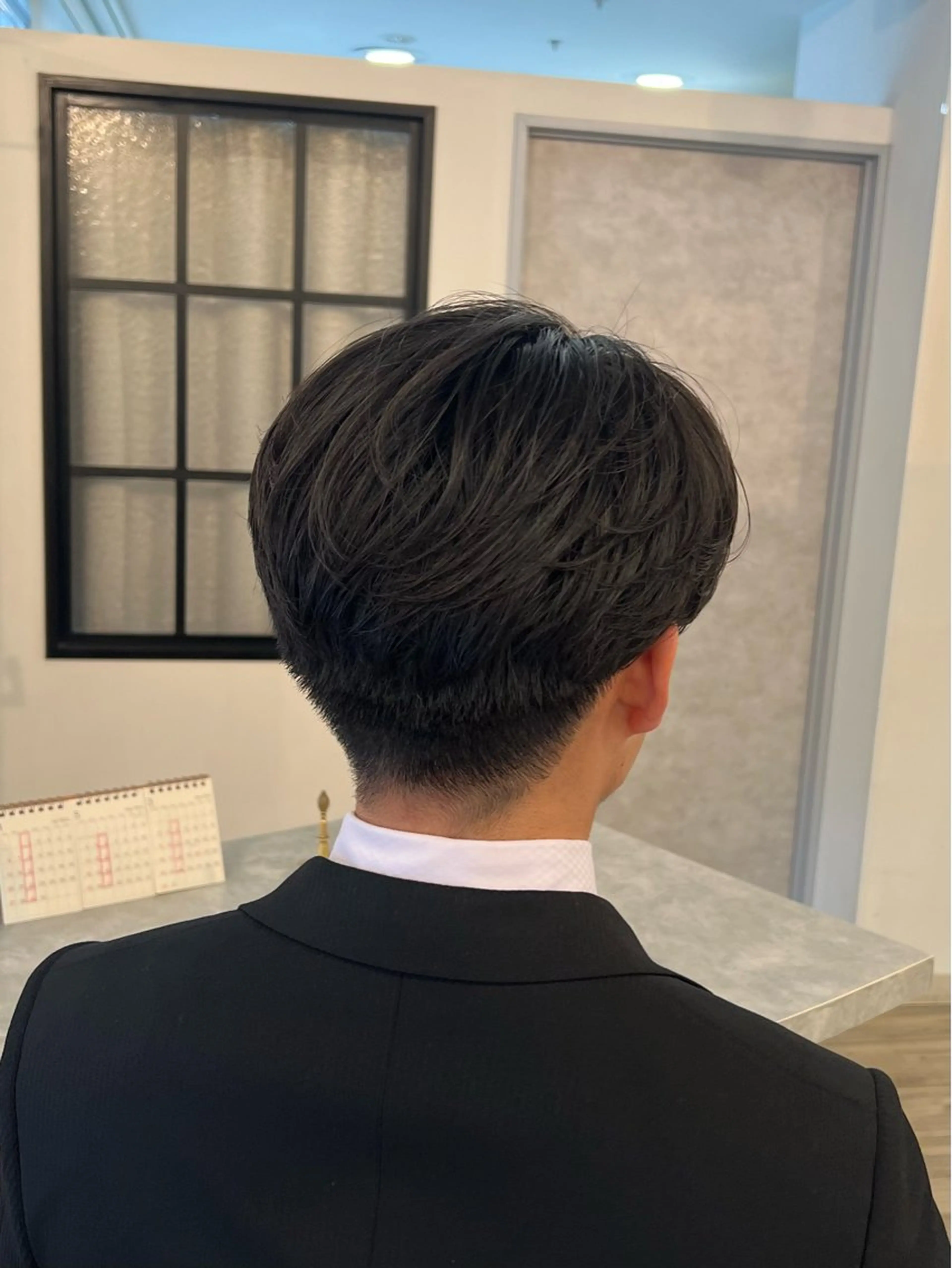 メンズ センターパート ヘアセット 似合わせカット💙 いぐち しょうた💙のヘアスタイル