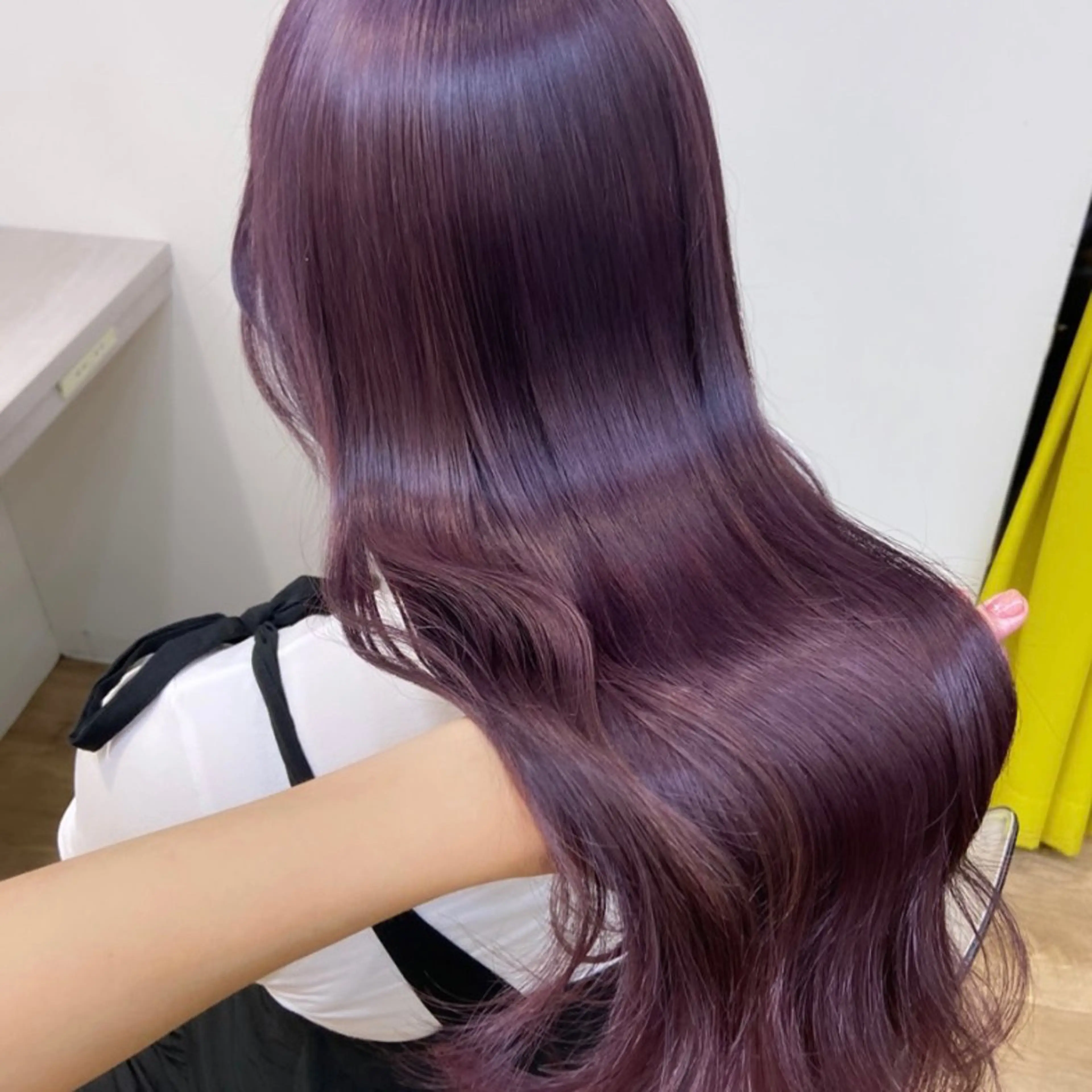 ロング カラー ベージュカラー ブリーチ ケアブリーチ 透明感カラー ダブルカラー mai 🎀 / 梅田美容室のヘアスタイル
