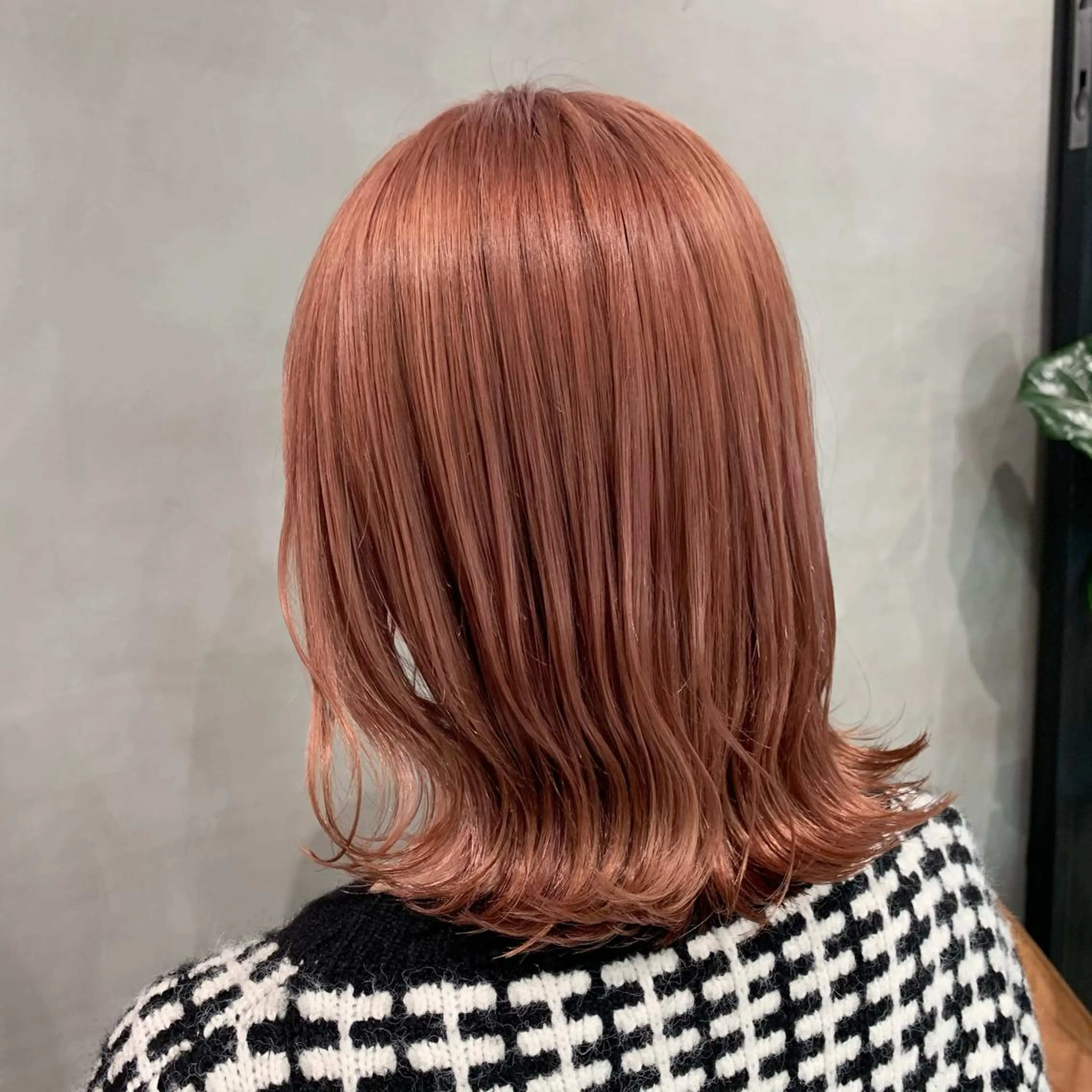 ミディアム カラー ピンクカラー ヘアカラー トリートメント 🌹似合わせカラー/ 酸性縮毛🌹野本麗奈のヘアスタイル