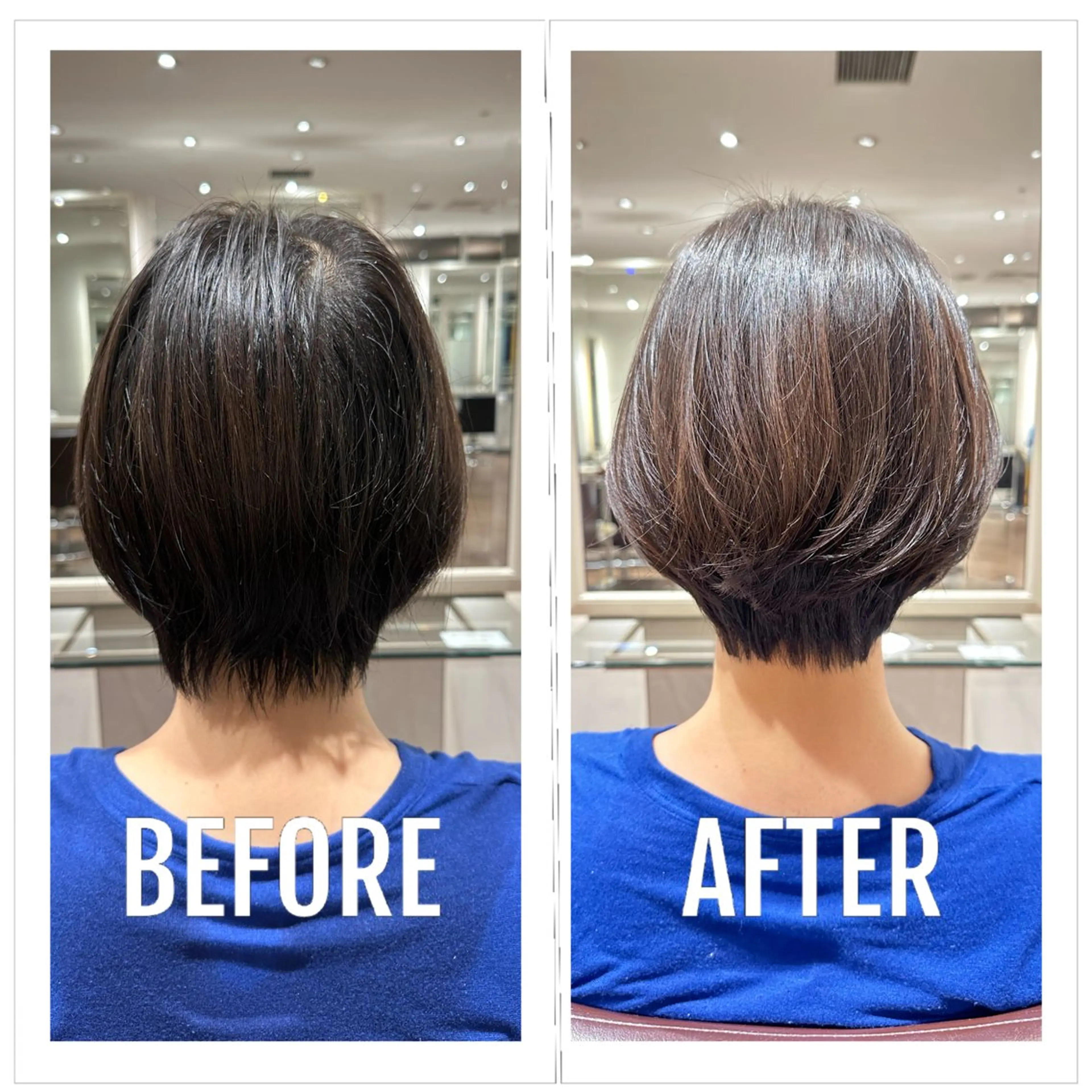 ショート ボブ カット ごとう さなのヘアスタイル