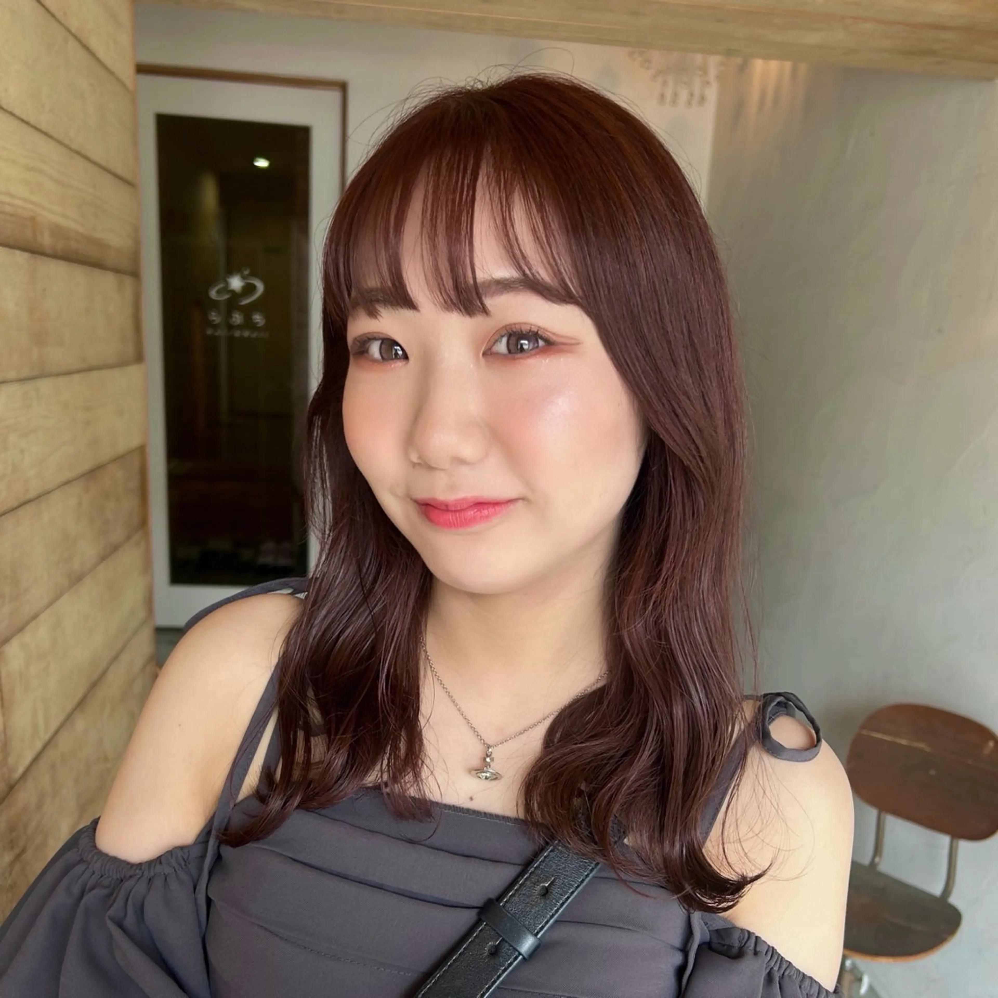 セミロング カラー ヘアアレンジ カット ヘアカラー ❣️星野のあ❣️ 優しいダブルブリーチのヘアスタイル