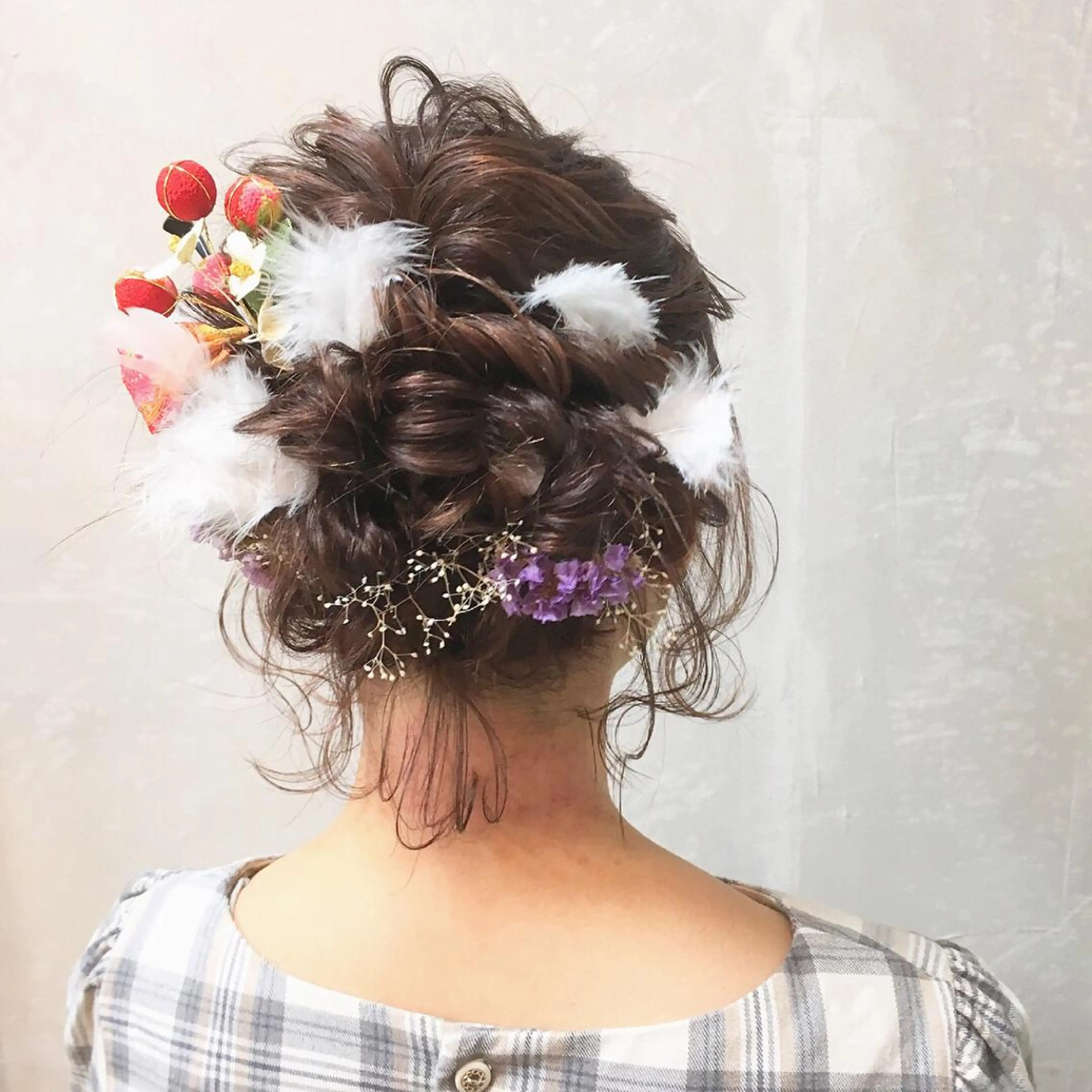 ショート ヘアアレンジ 成人式 autre所属・大久保 ひでなりのヘアスタイル