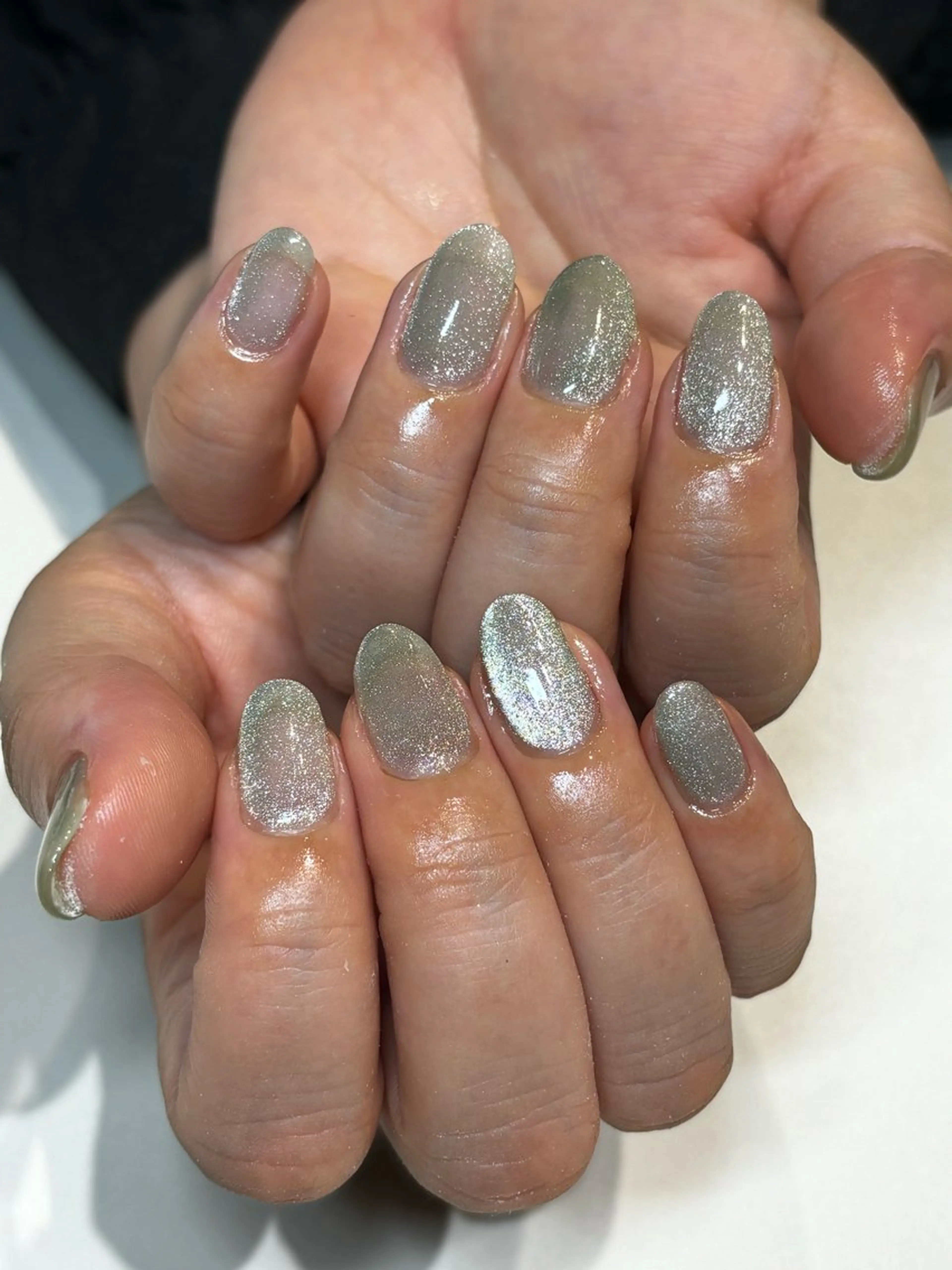 ネイル フットネイル フレンチネイル ジェルネイル グラデーション マグネットネイル ハンドネイル ヘアー.ネイル二刀流 misa🫧のヘアスタイル