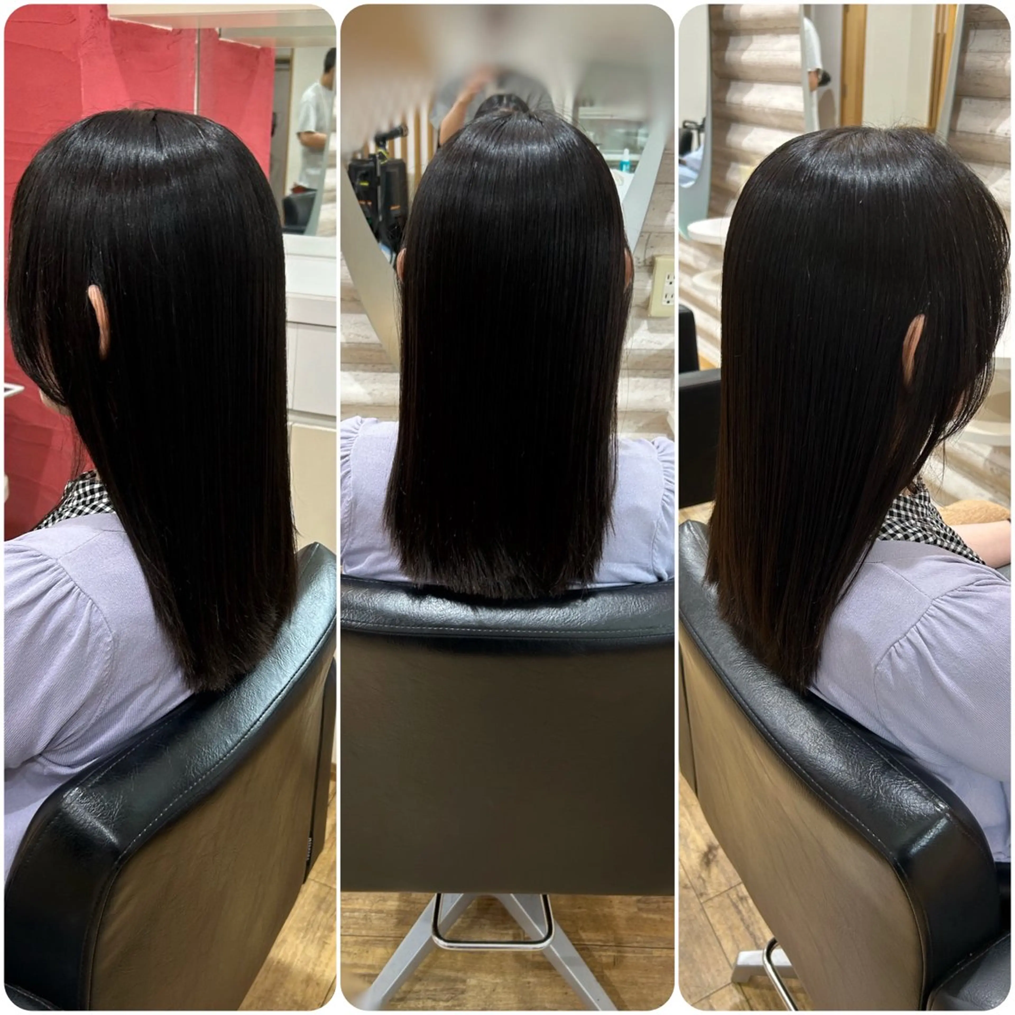 ロング カラー 髪質改善 トリートメント 艶の専門店/髪質改善 ×酸熱カラー/KONのヘアスタイル