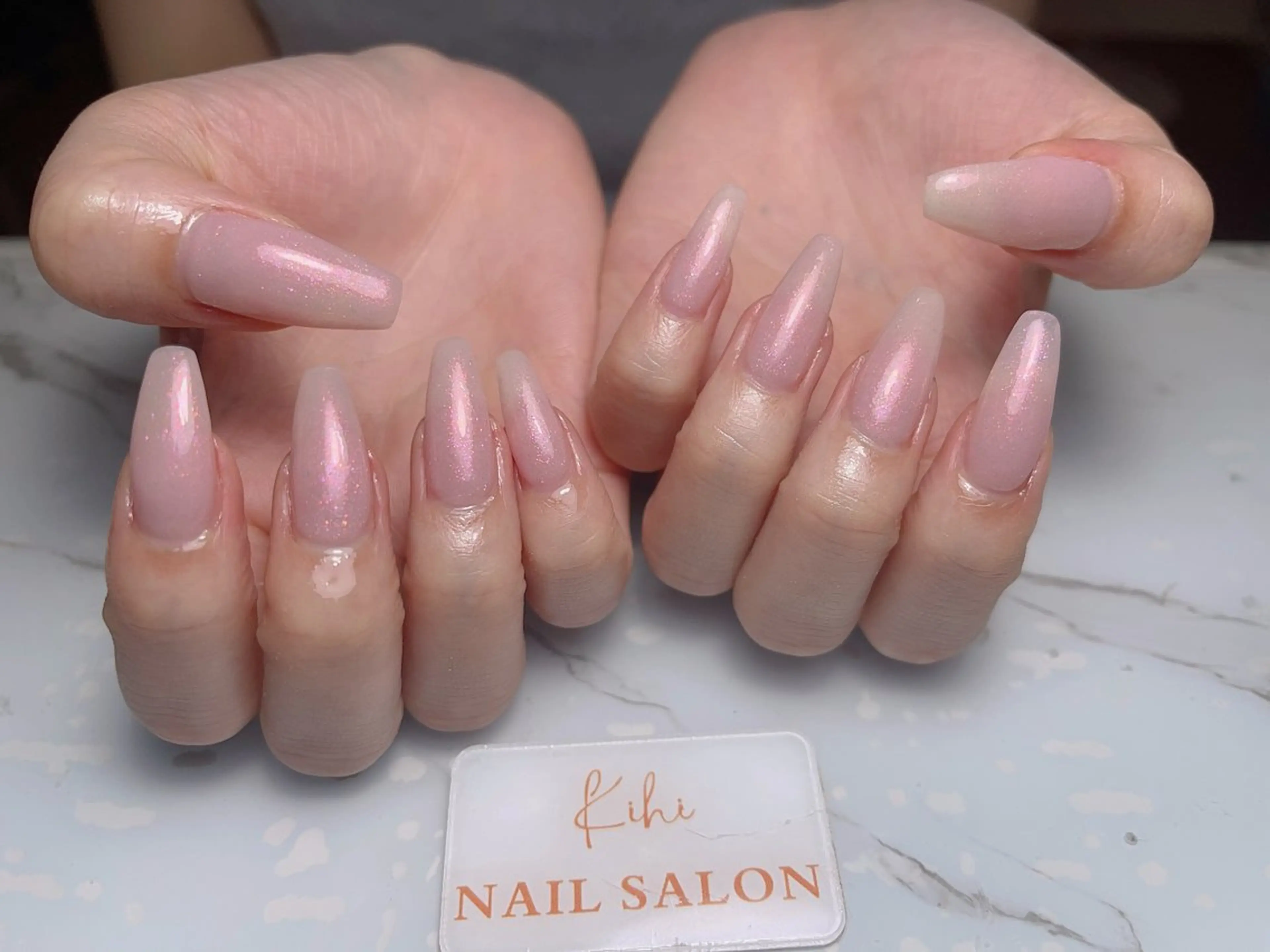 ネイル アートネイル フレンチネイル ジェルネイル グラデーション 韓国ネイル ハンドネイル ハンドケア Nail Salon Kihi さくらのネイルデザイン