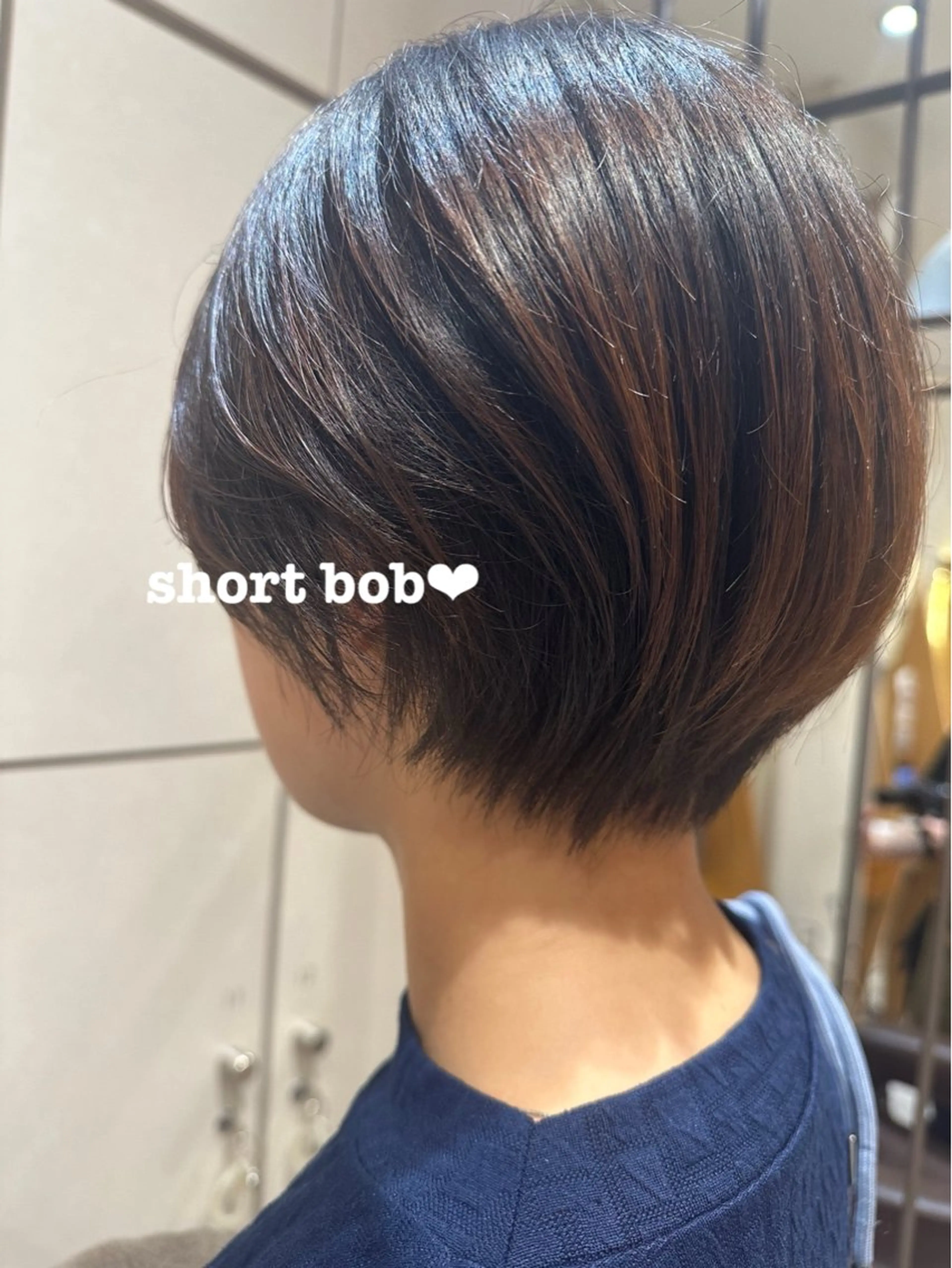 ショート ショートボブ 丸みショート ボブ ショートヘア カット トリートメント 髪質改善/美髪/渡辺 りんのヘアスタイル