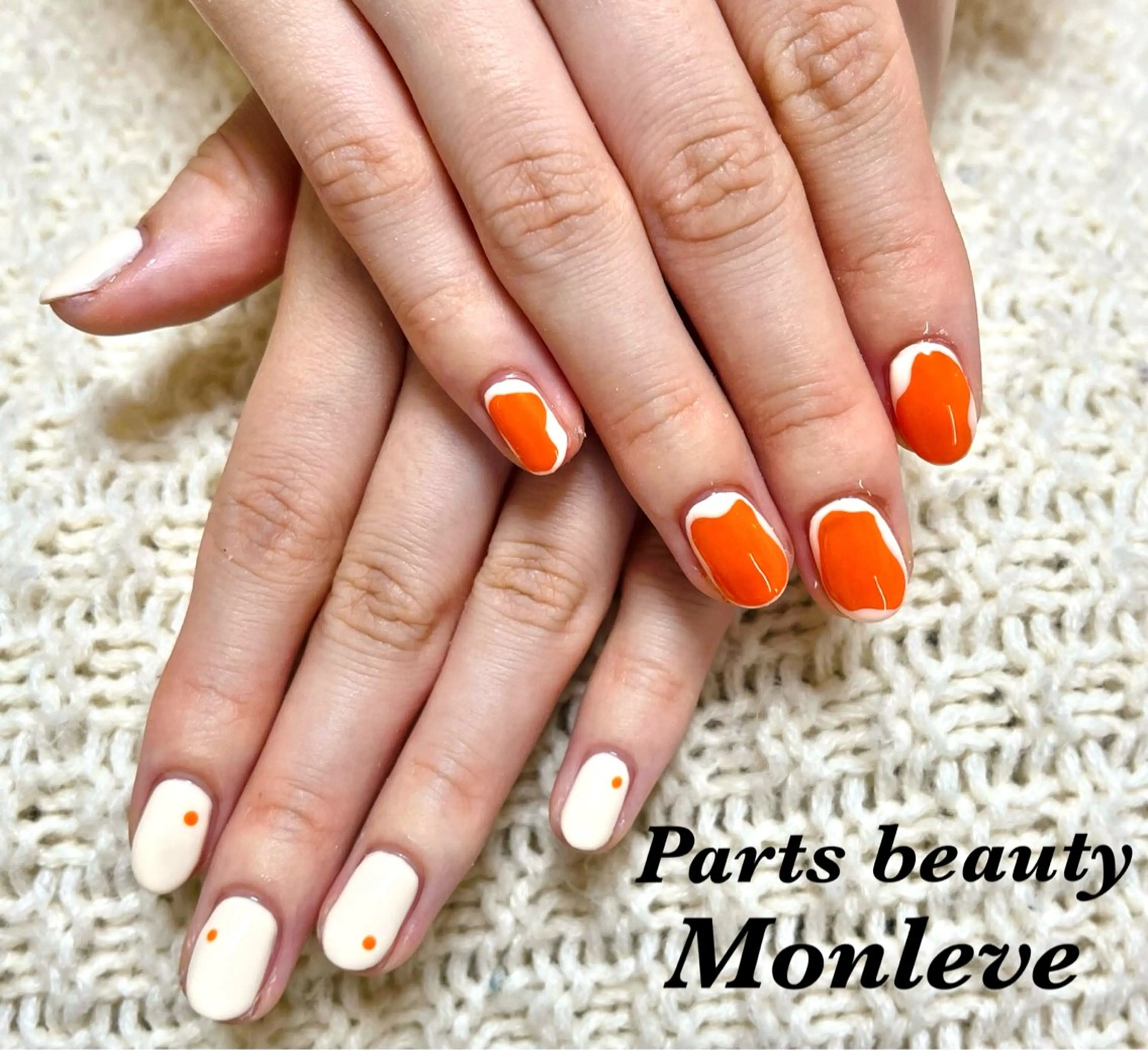 ネイル ジェルネイル ハンドネイル Monleve🩵 Sayaka🌈のネイルデザイン