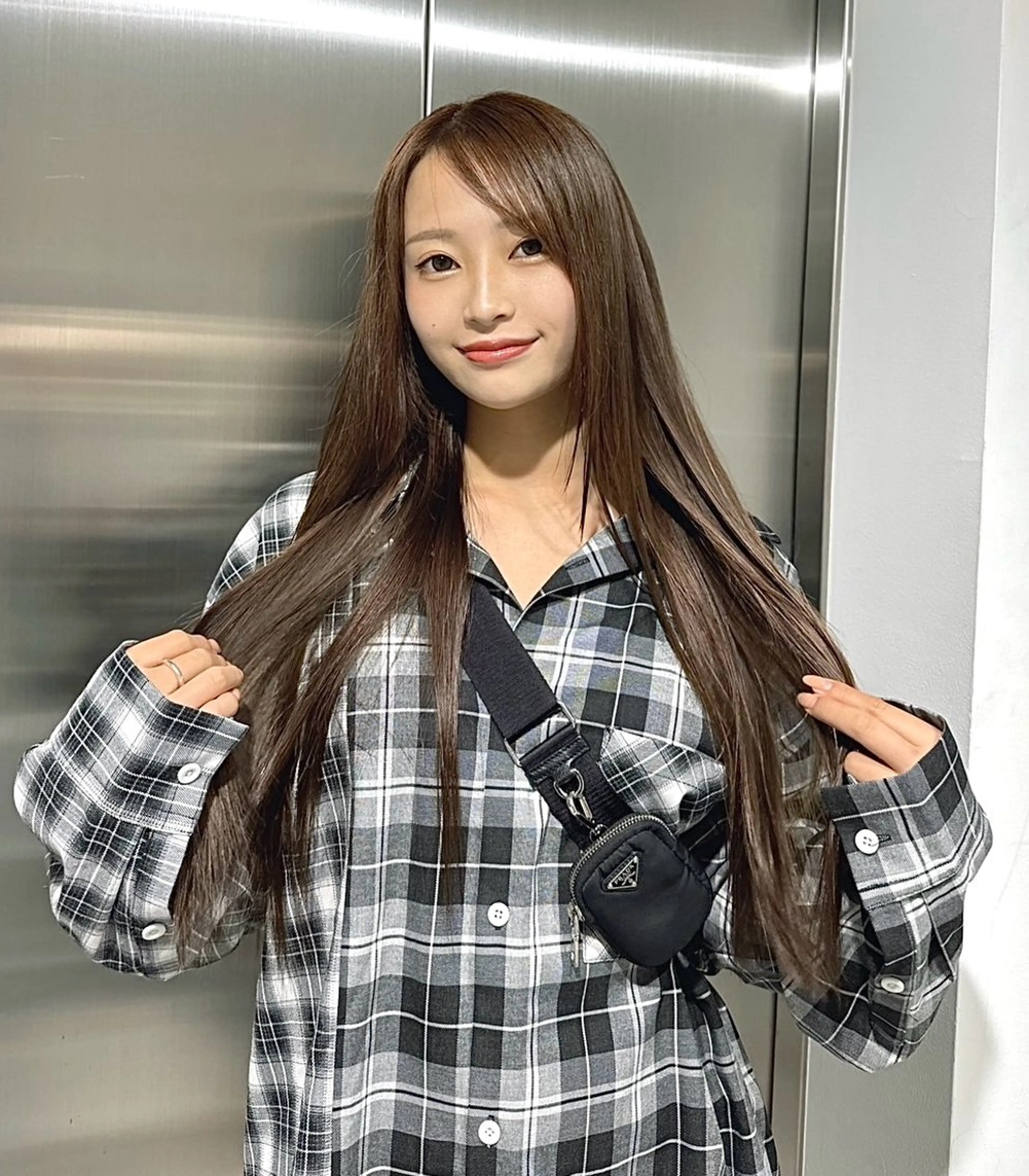 ロング カラー カット ヘアカラー トリートメント ブリーチなし 透明感🔅KANTAのヘアスタイル