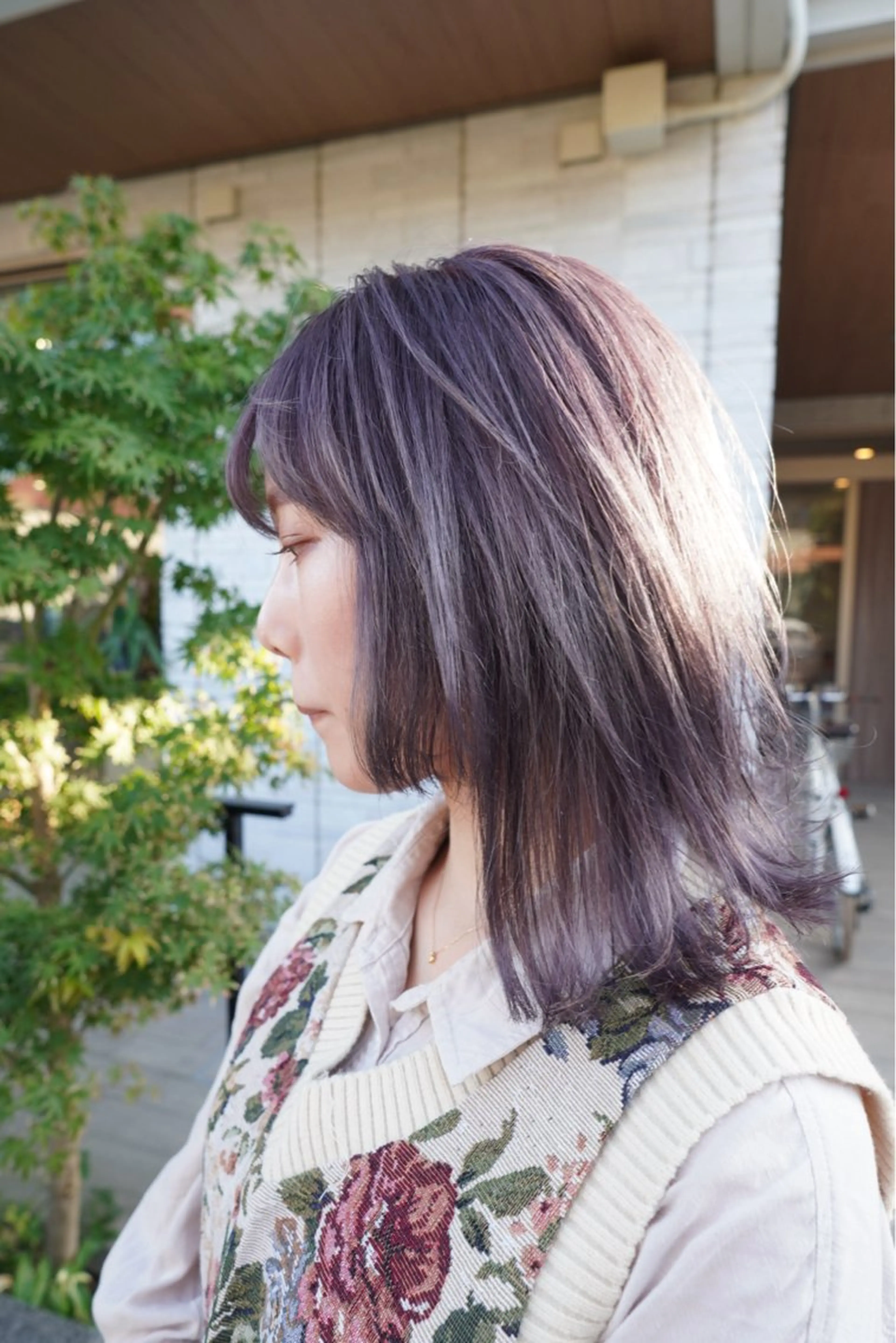 ミディアム カラー パーマ ⭐️ボブ/ショート りゅうしんのヘアスタイル