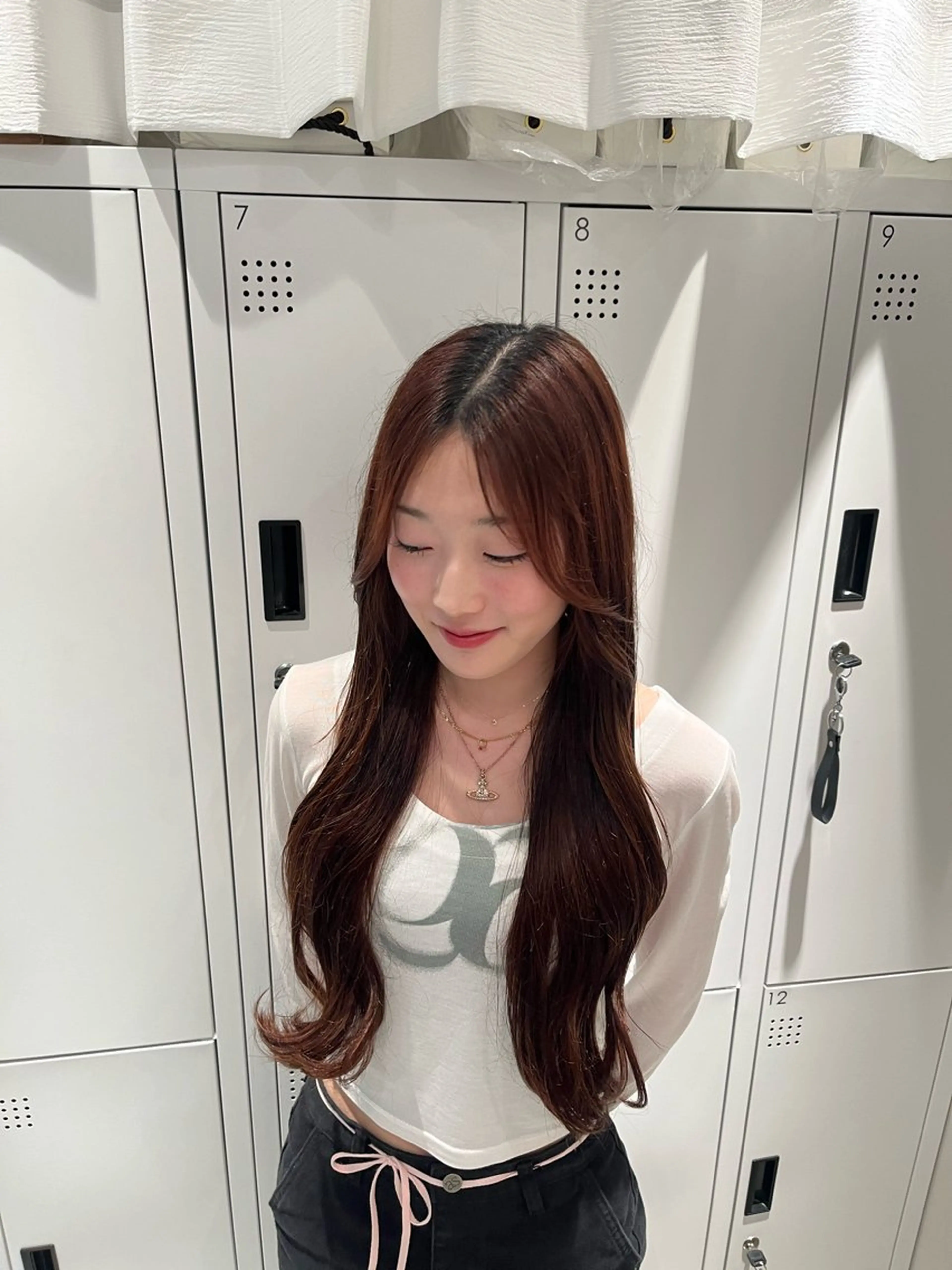 ロング ヘアアレンジ sand 池袋　2nd所属・縮毛矯正艶髪ヘア マナミ🇰🇷🩶のヘアスタイル