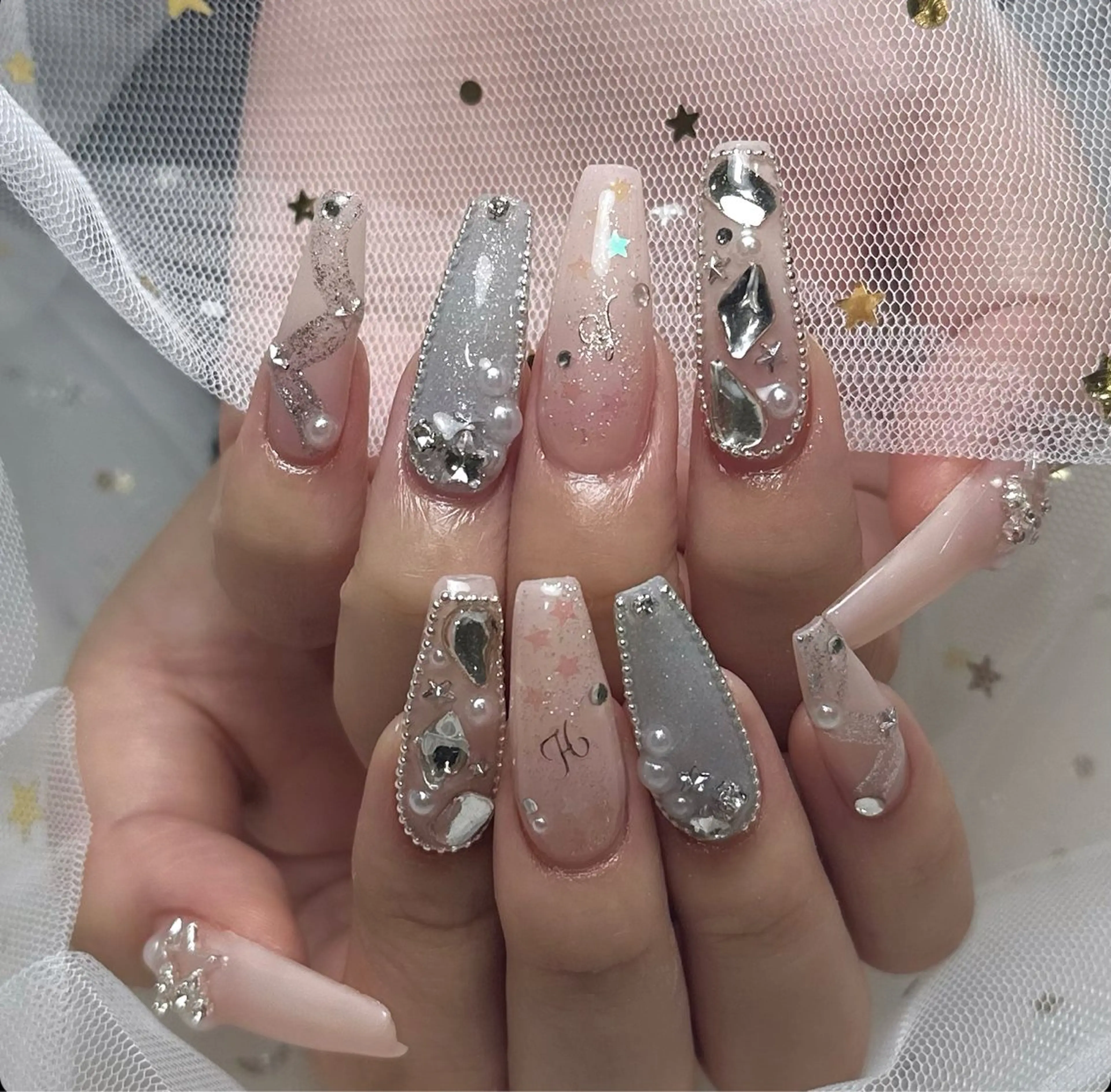 ネイル ハンドネイル She nail studio 原宿店所属・いいだえみ ୨୧ᵕ̤ᴗᵕ̤)のネイルデザイン