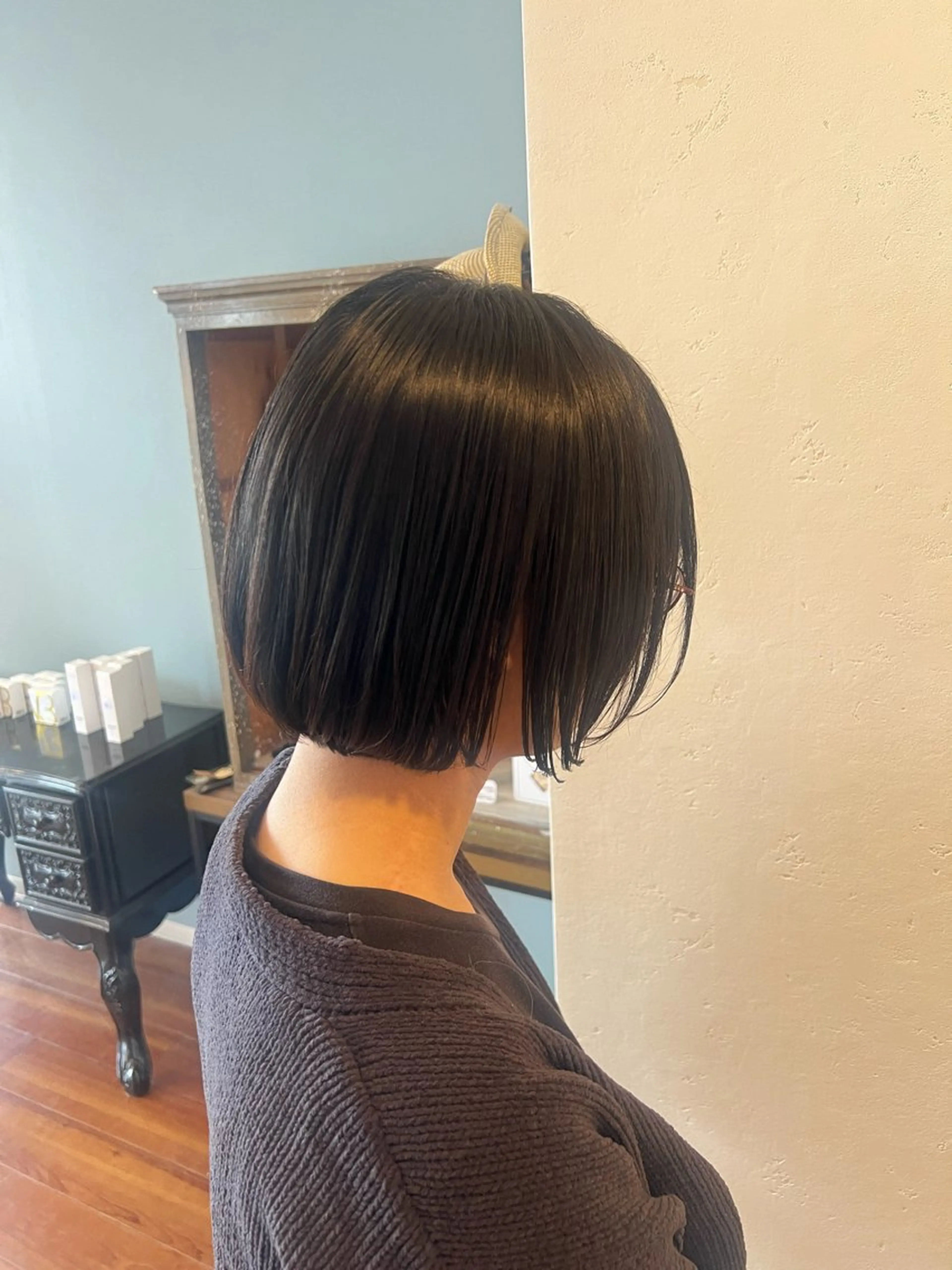 ショート ボブ カット トリートメント レディース特化 ナチュラル☘︎︎芹七のヘアスタイル