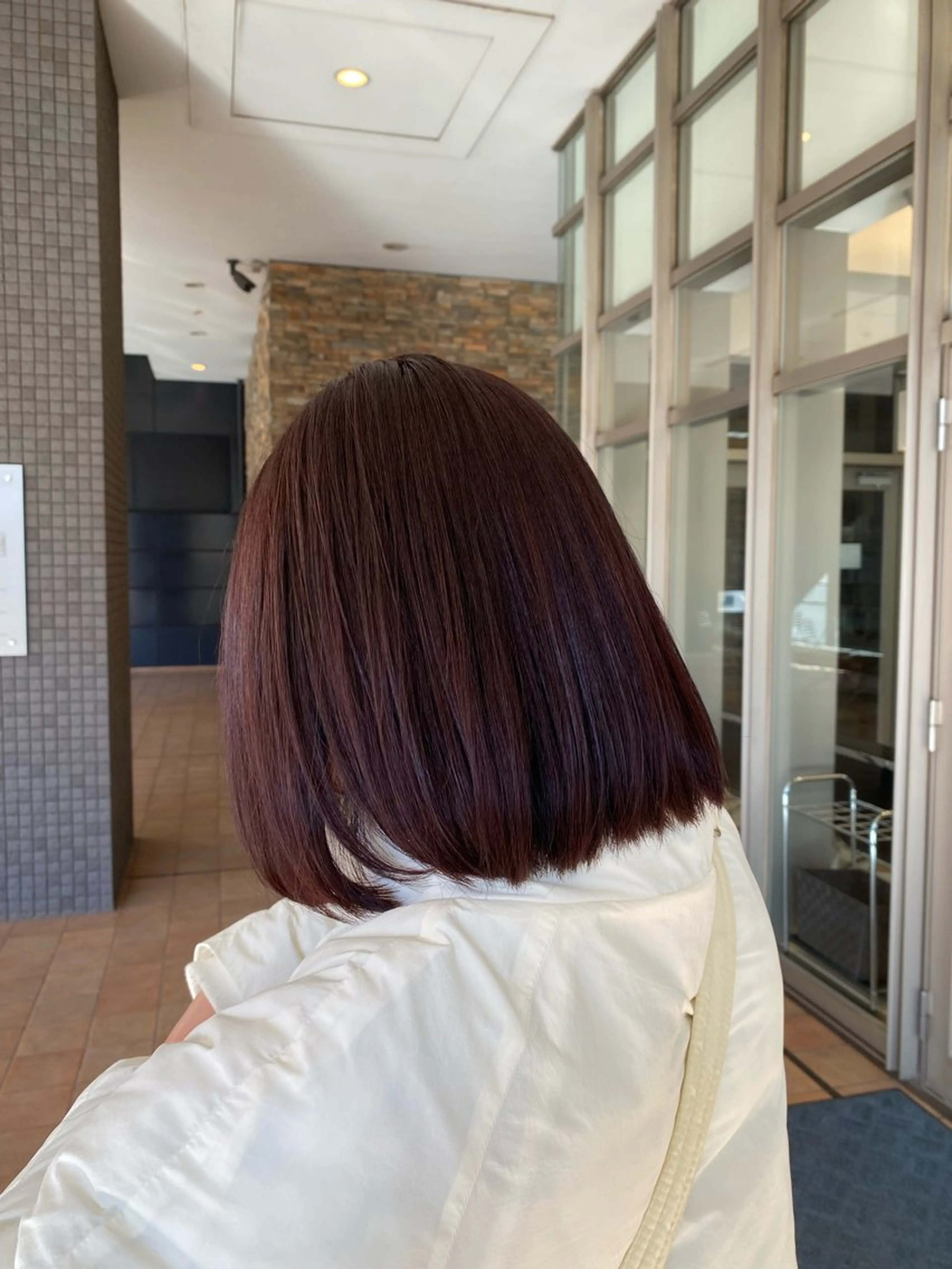ショート 縮毛矯正 🐰ツヤ感カラー🐰 ななこのヘアスタイル