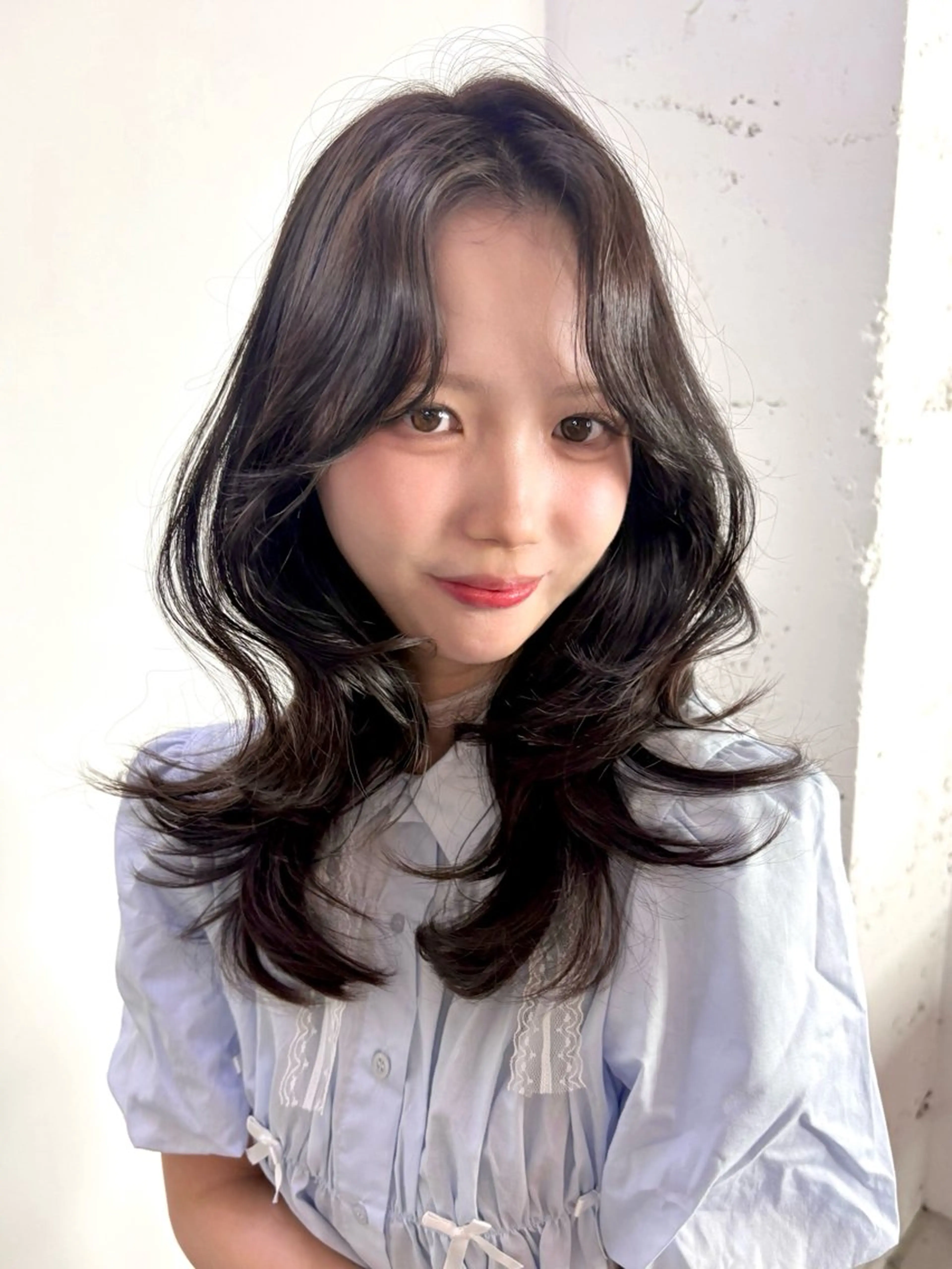 セミロング 松本 美海のヘアスタイル