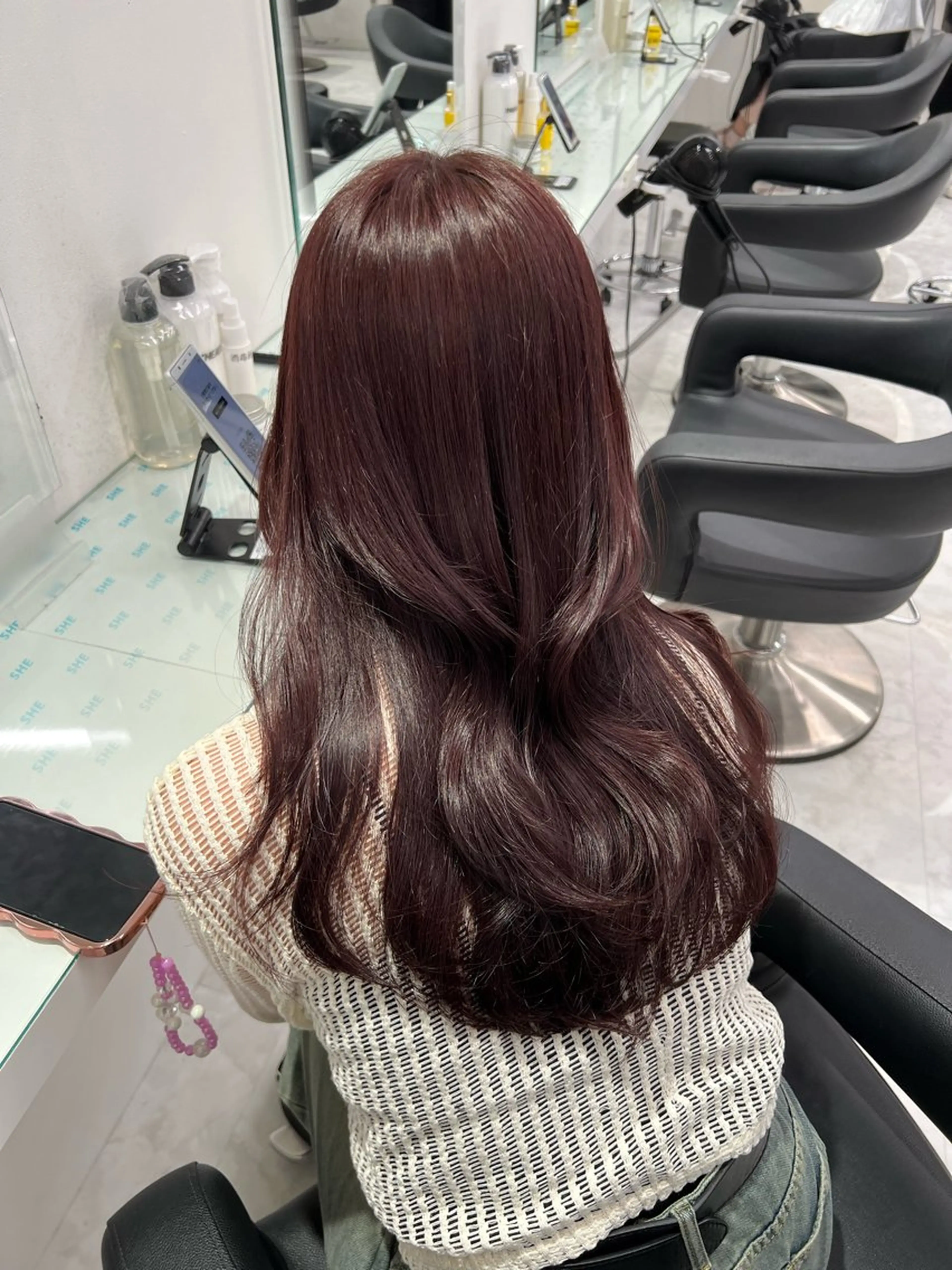 カラー ヘアカラー トリートメント ブリーチなし透明感 💗RYOTAのヘアスタイル