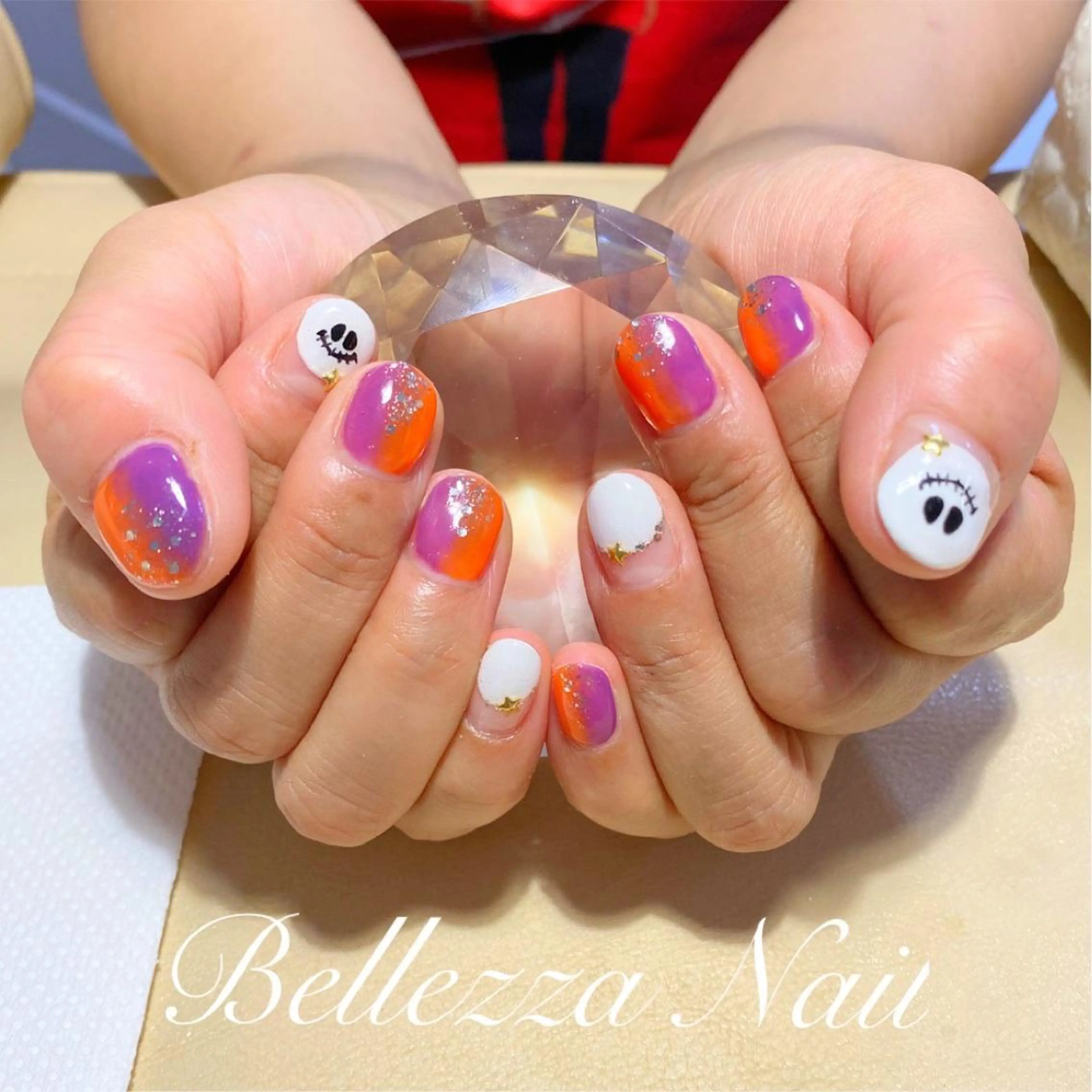 ネイル アートネイル ハロウィン Bellezza Nailのネイルデザイン