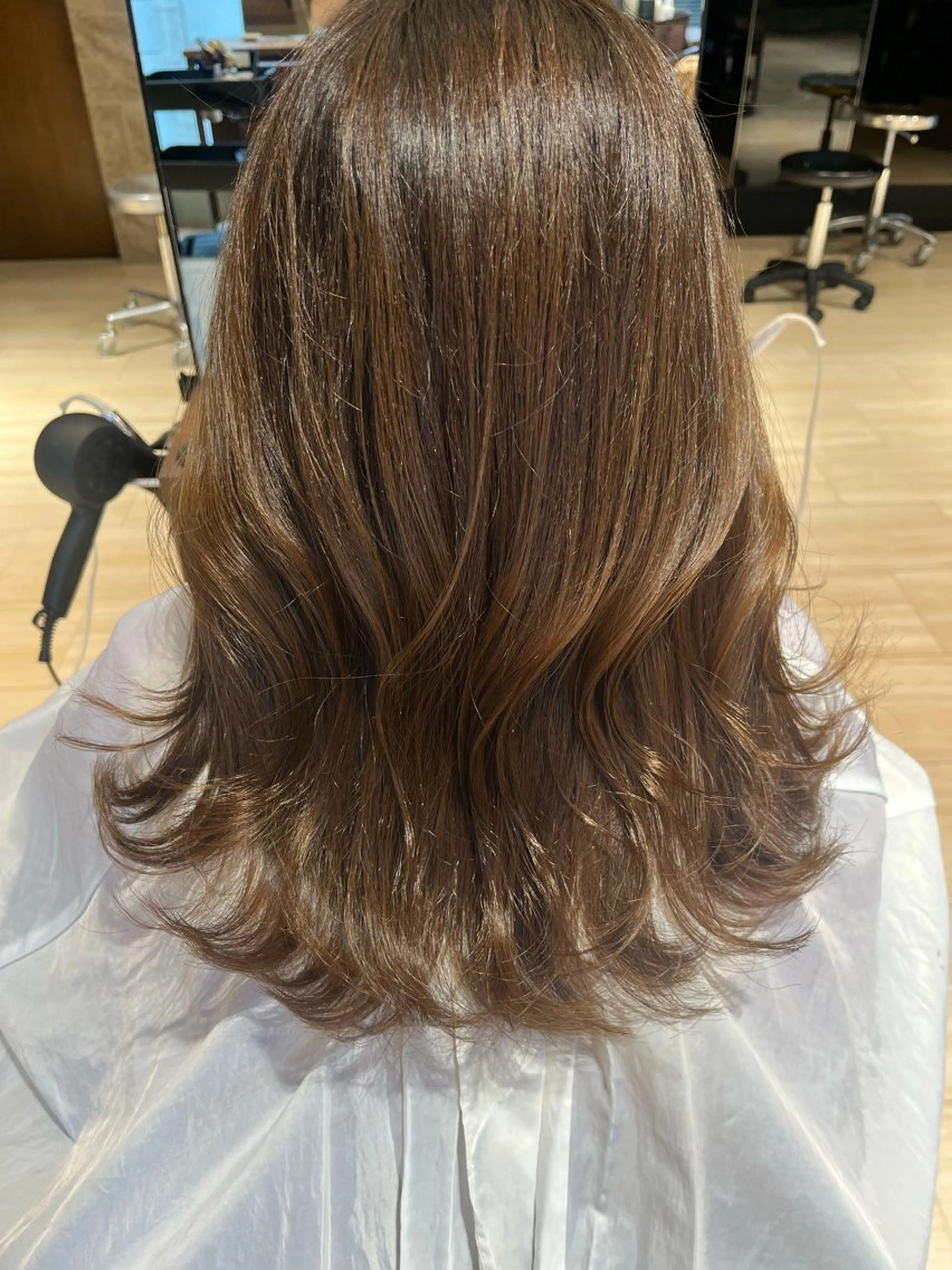 ミディアム Agu hair edge昭和所属・レイヤーカット🫧艶 カラー/LILICAのヘアスタイル