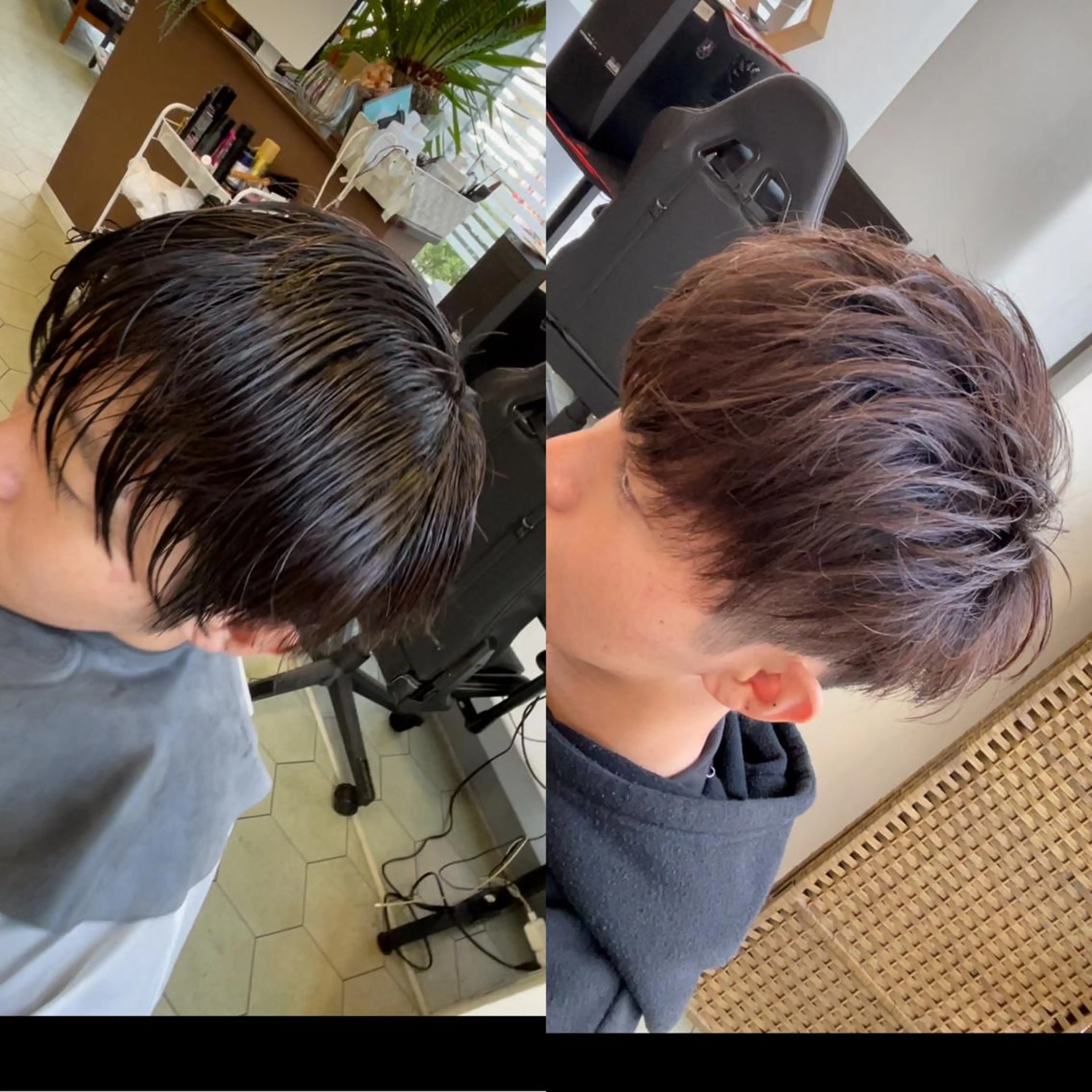 ショート メンズ フェードカット メンズメッシュ メンズパーマ スキンフェード share salon　SCENA所属・堤太志 メンズパーマ特化のヘアスタイル