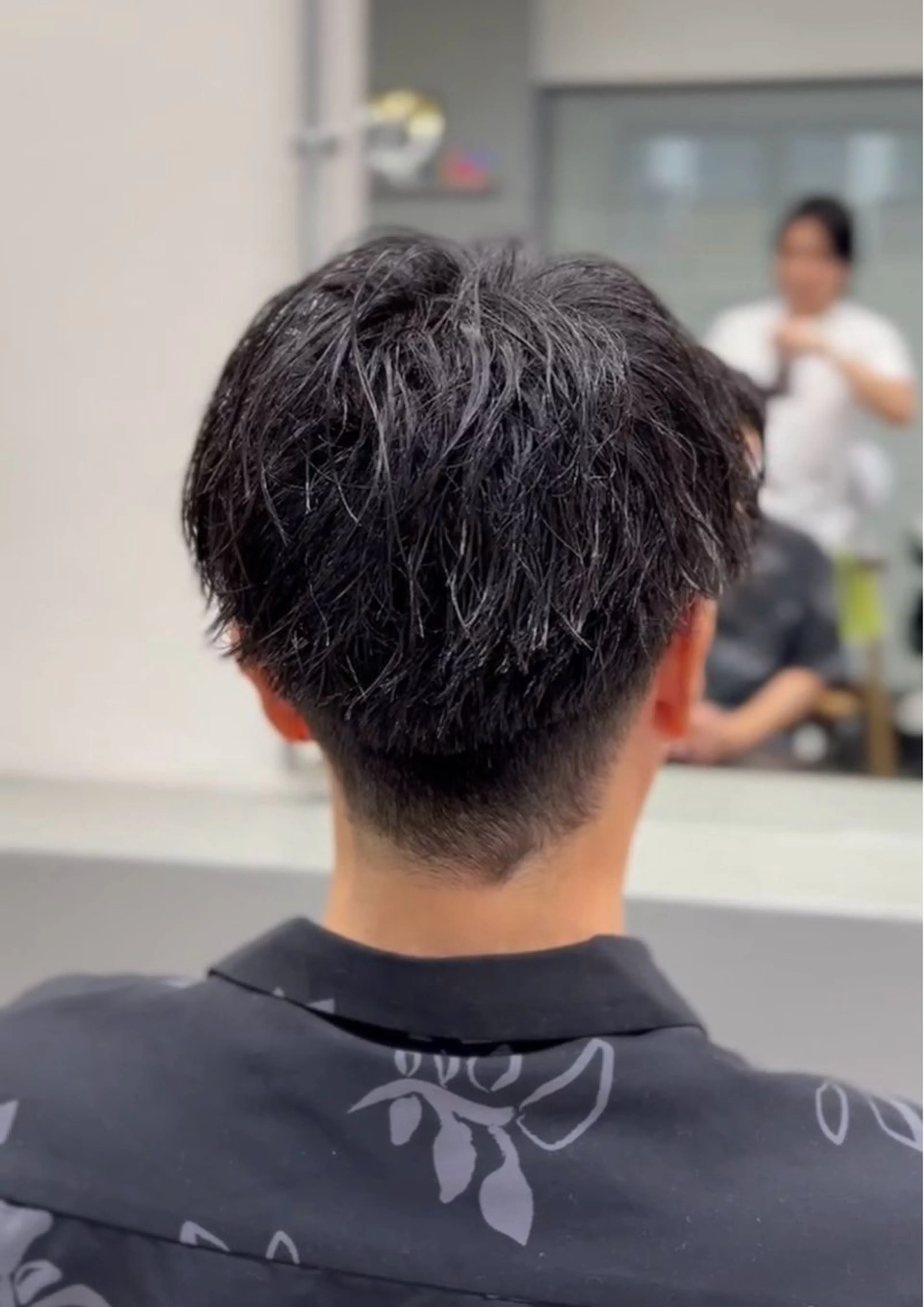 ショート パーマ メンズ カット パーマ メンズ専門サロン wokeのヘアスタイル