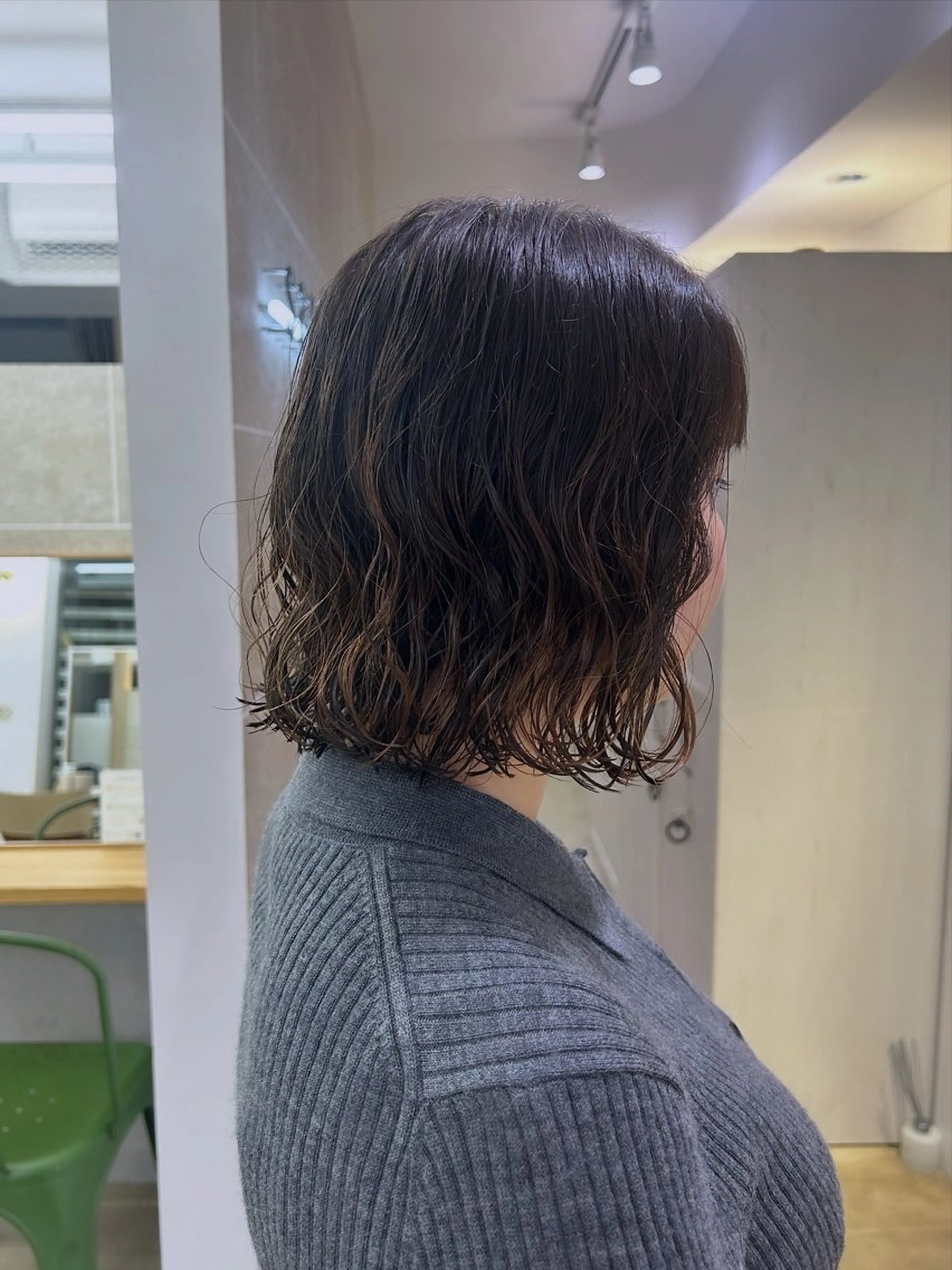 ミディアム パーマ ミディアムパーマ ボブ 表参道ショート美容師 ♡ゆいかのヘアスタイル