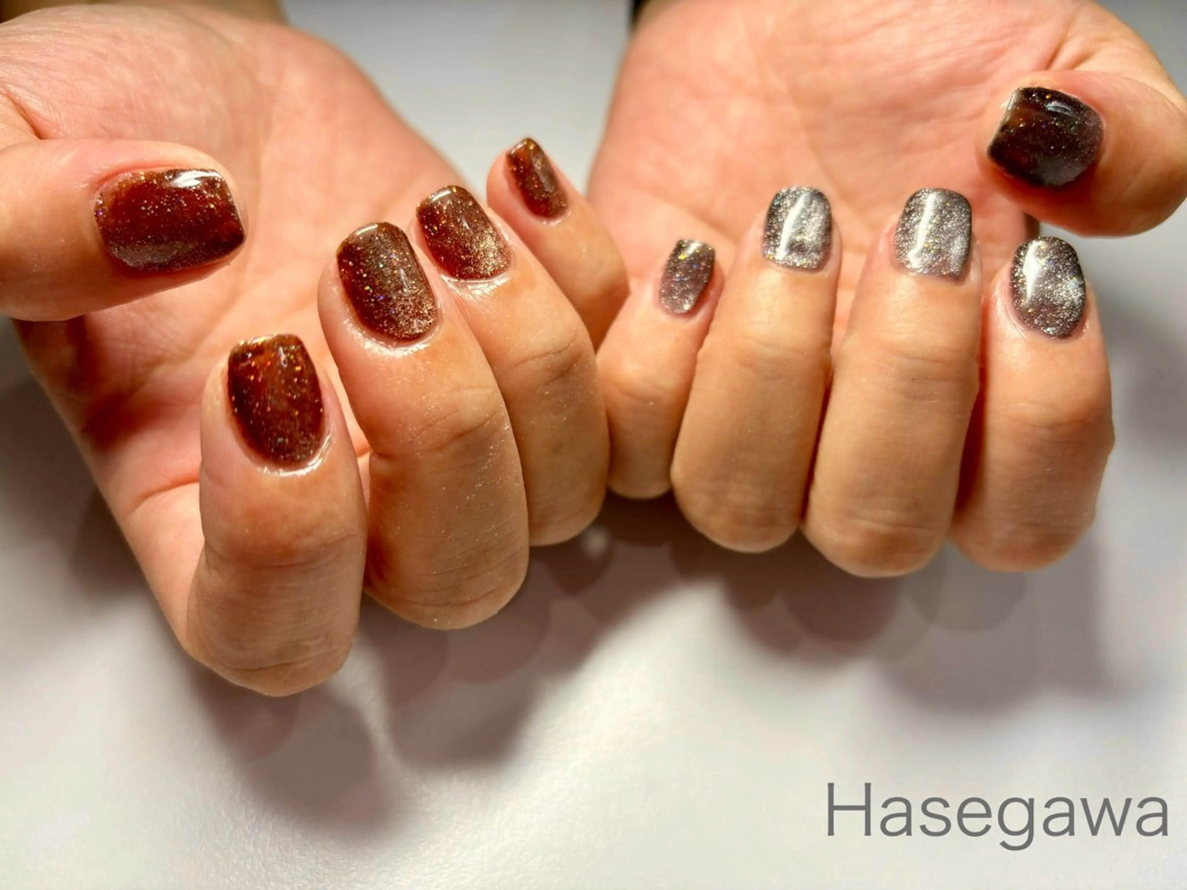 ネイル マグネットネイル ハンドネイル DROP所属・DROP 長谷川のネイルデザイン