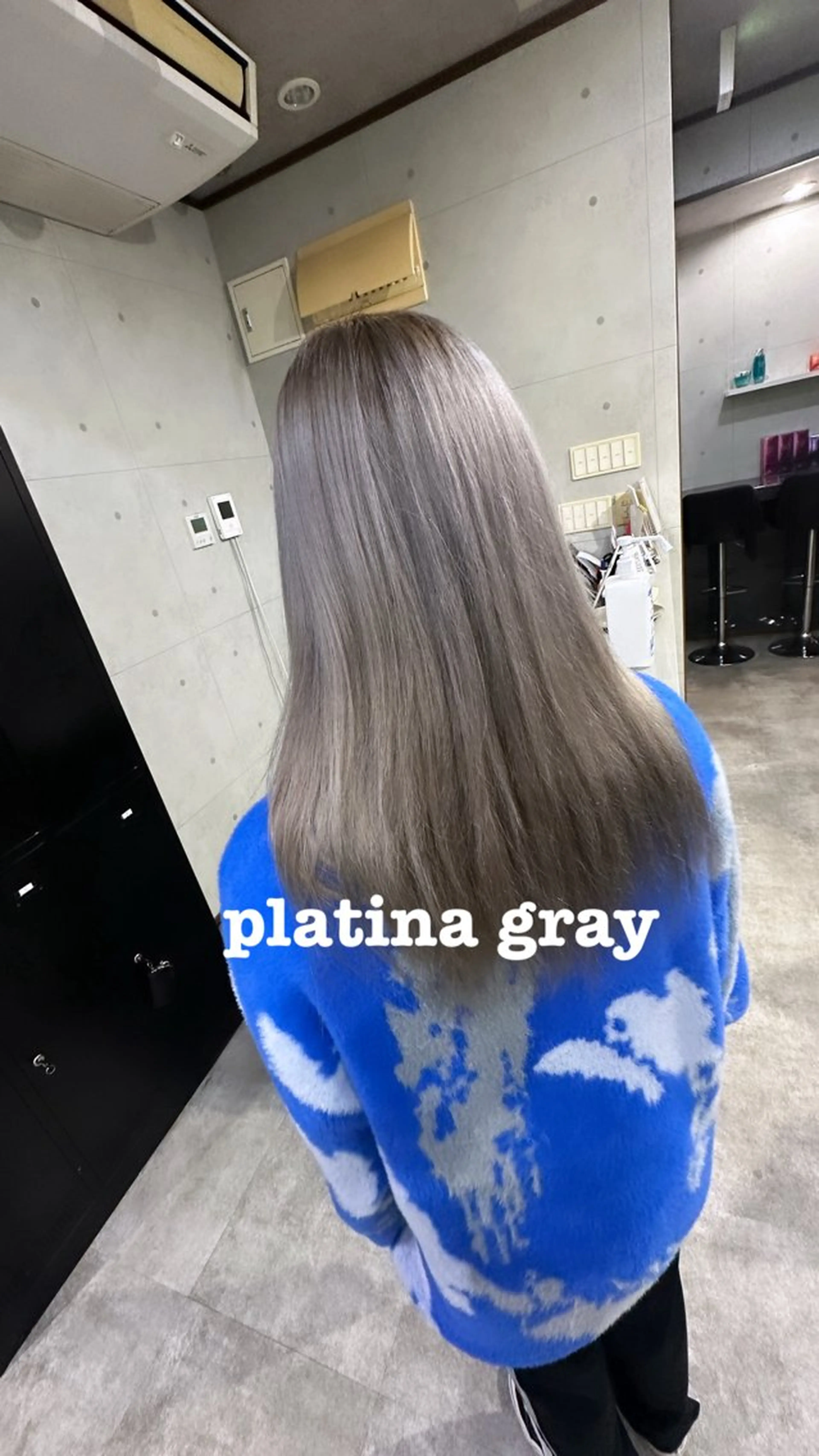 セミロング 外国人風カラー ハイライト レイヤーカット REVE所属・馬場  麻応のヘアスタイル