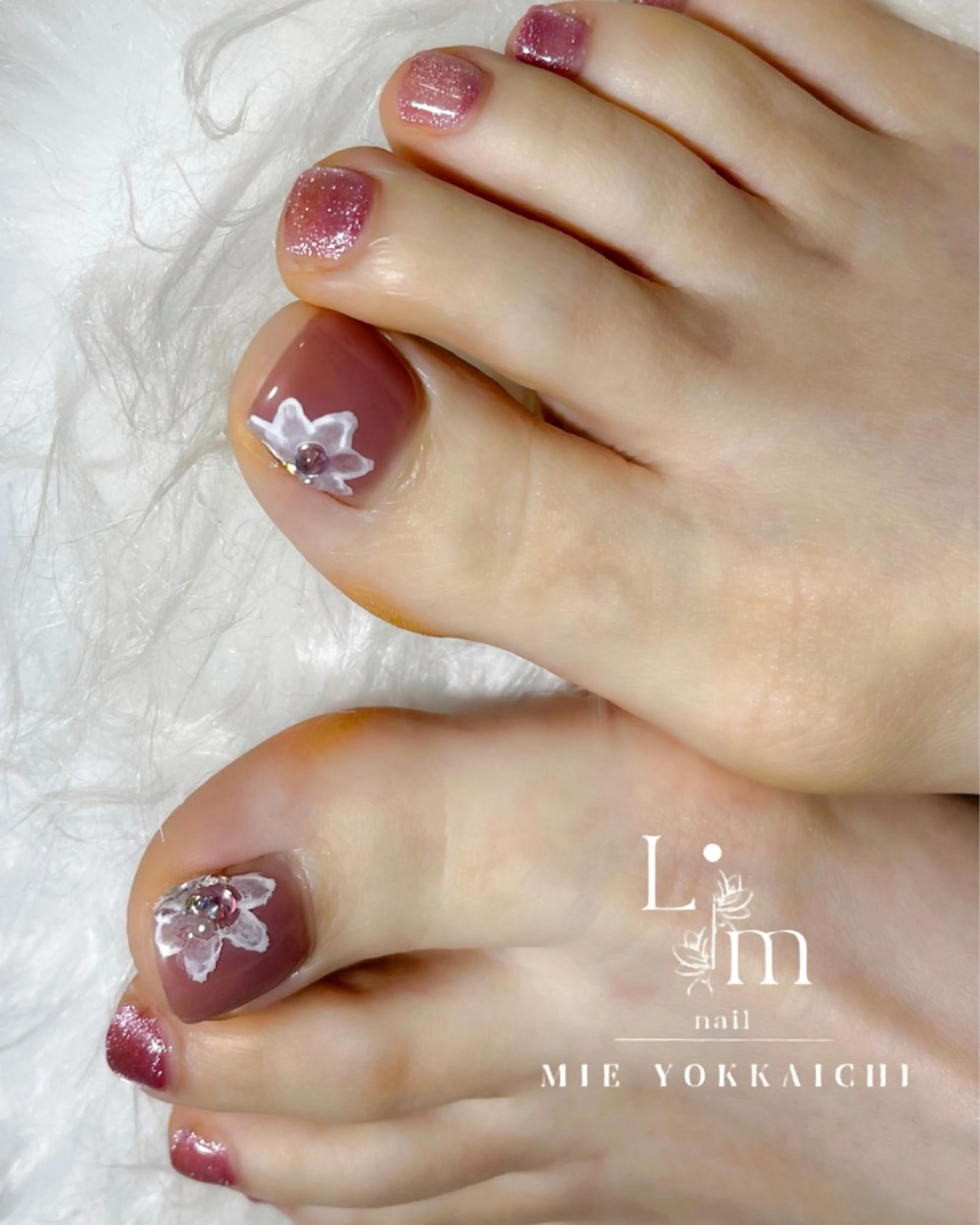 ネイル アートネイル フットネイル Li.m nail (リム ネイル)所属・Li.m nail リム ネイルのネイルデザイン