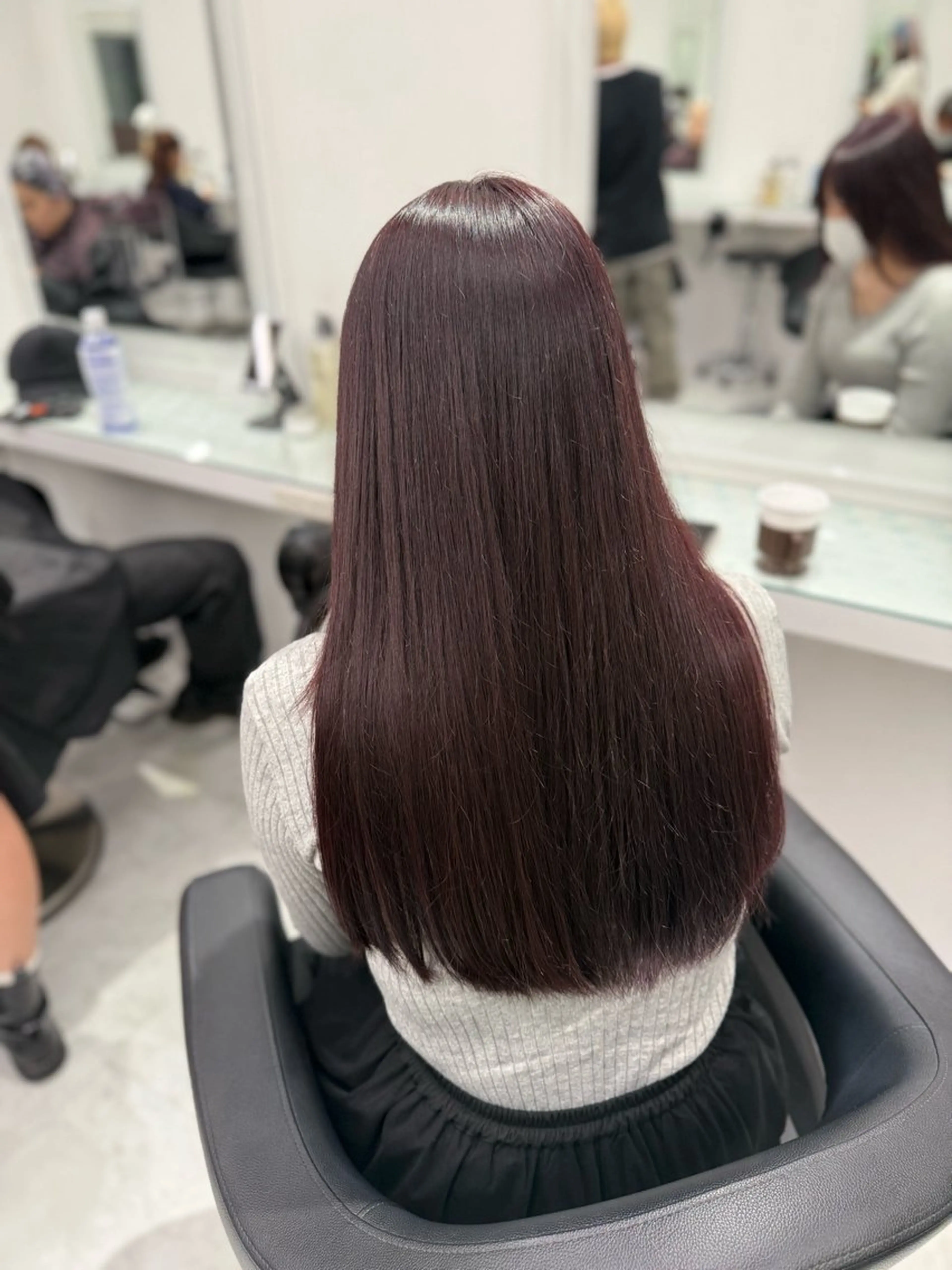 ロング カラー カット ヘアカラー トリートメント Yumaモテ暖色🫧 /似合わせカットのヘアスタイル