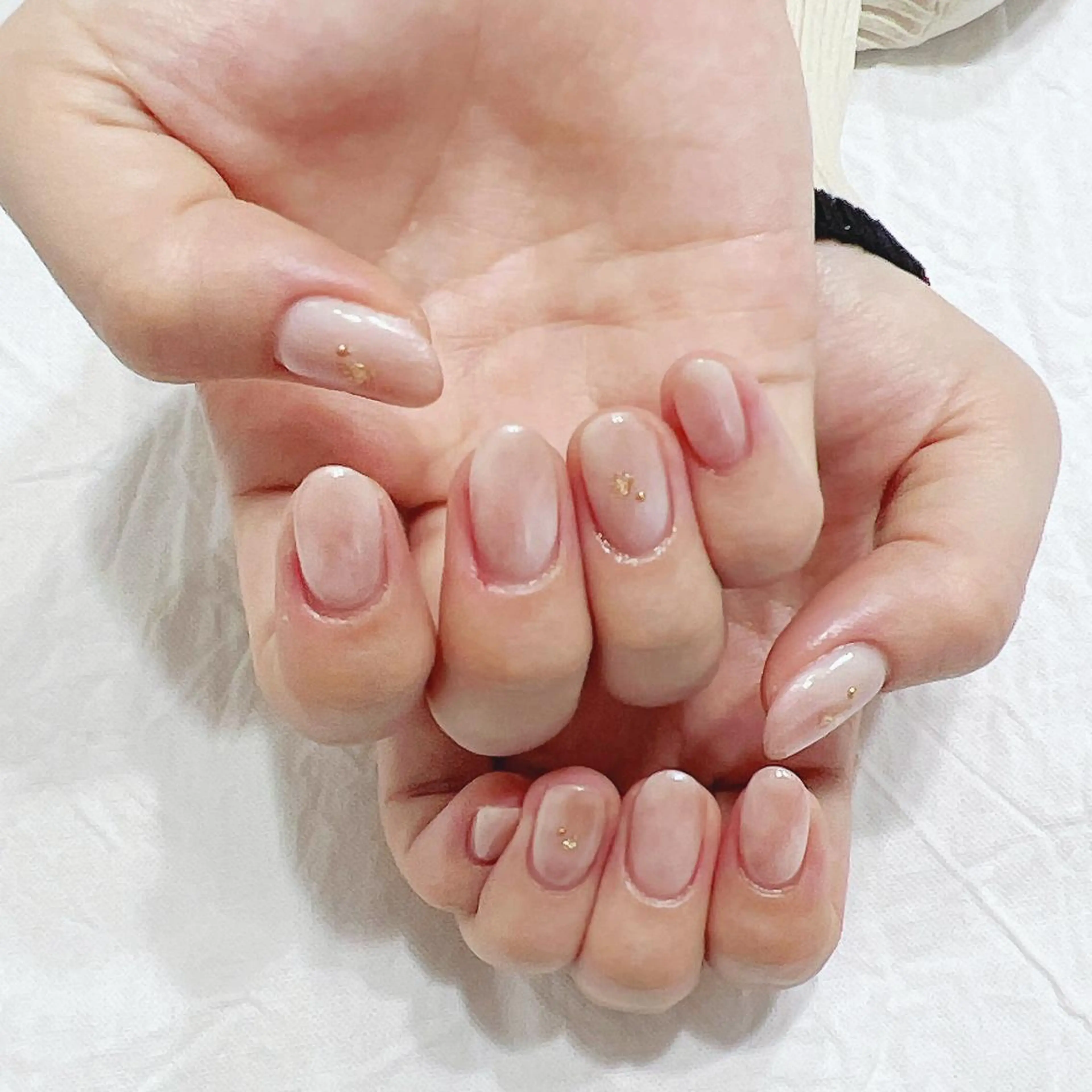 ネイル ニュアンスネイル オフィスネイル ハンドネイル peaberry nailのネイルデザイン