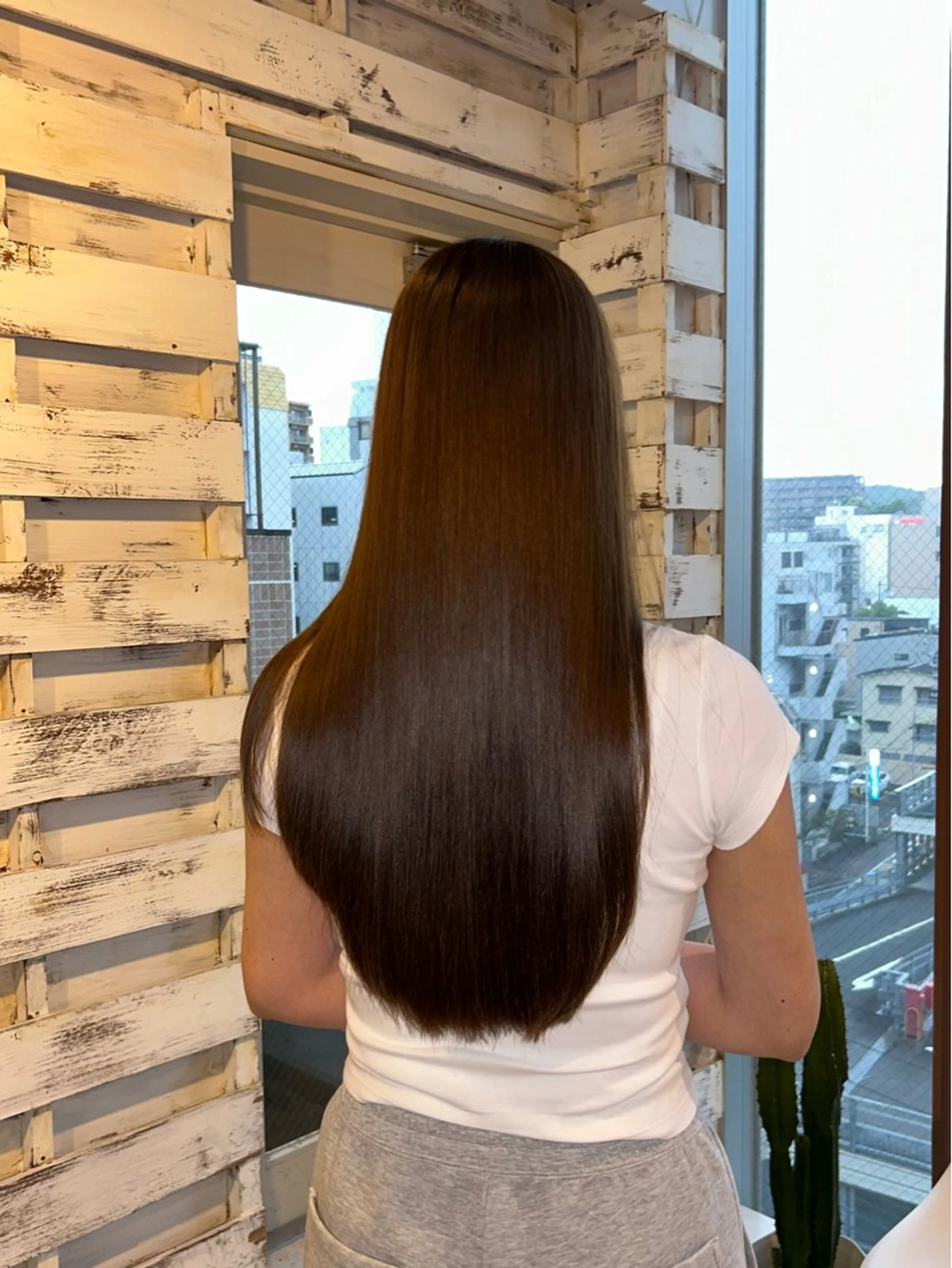 ロング 縮毛矯正 トリートメント ヘッドスパ 佐藤 ウィリアムのヘアスタイル