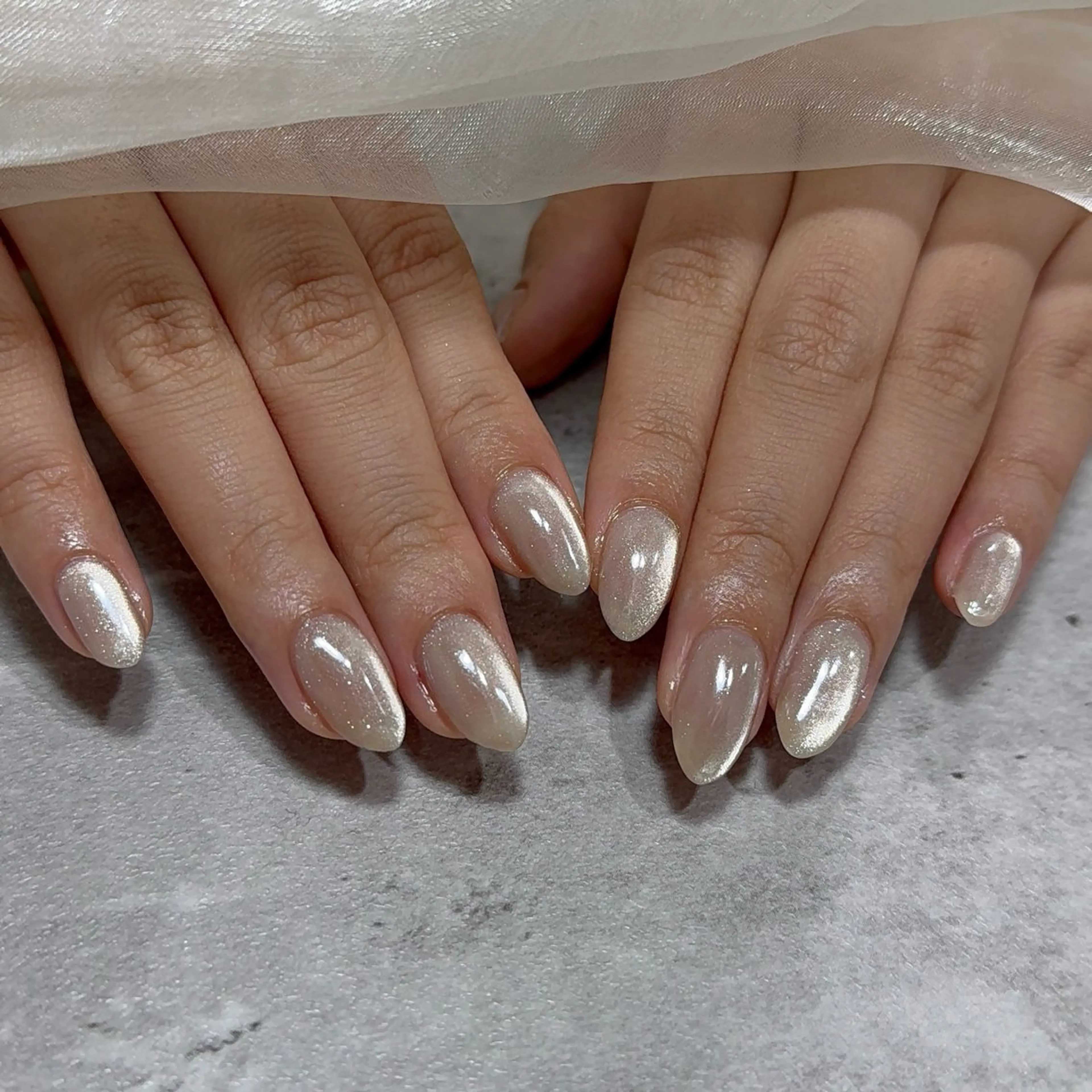 ネイル チークネイル 長さ出し フットネイル フレンチネイル ジェルネイル ハンドネイル Reilly nail.所属・REILLY nail salonのネイルデザイン