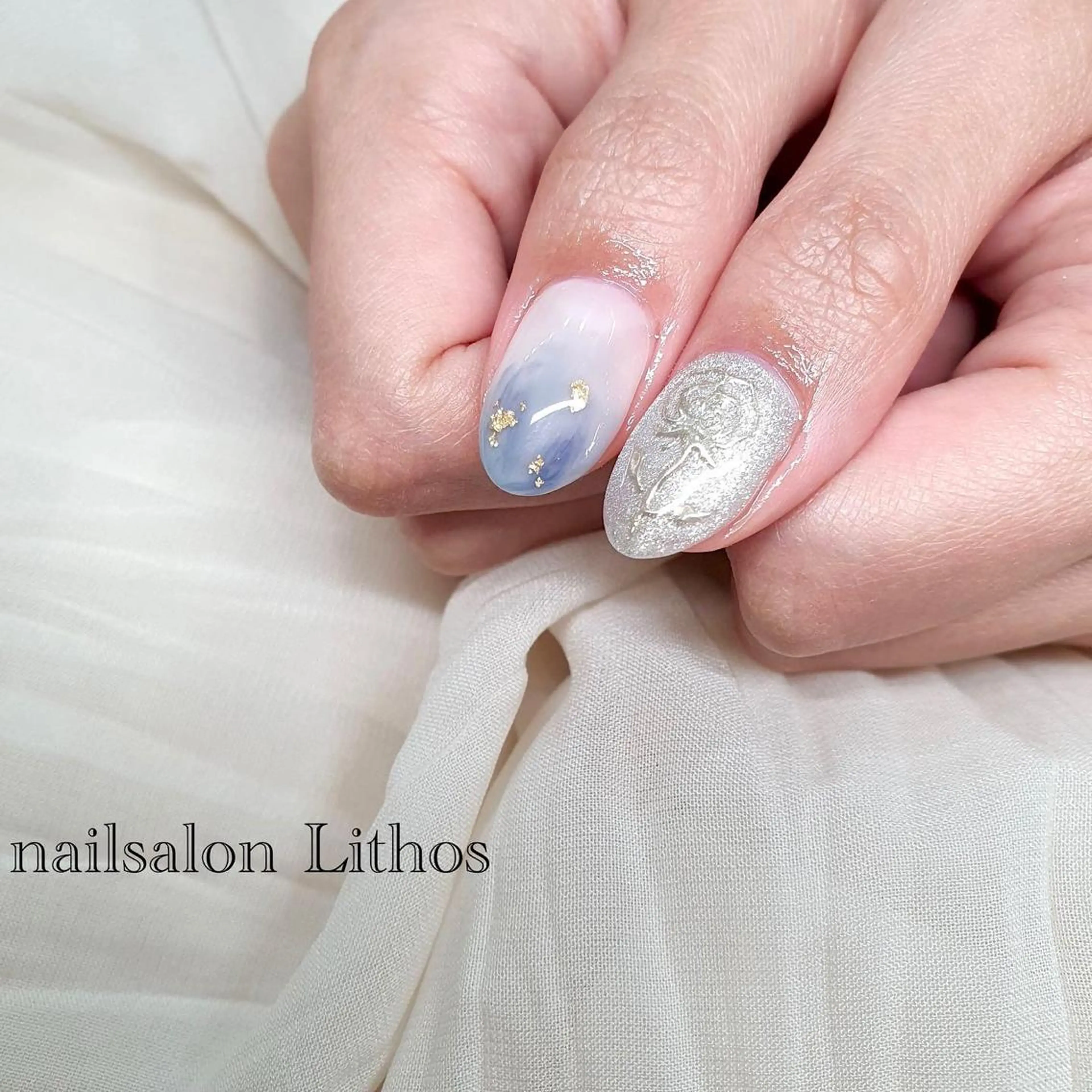ネイル ニュアンスネイル ハンドネイル nailsalon Lithos所属・nailsalon Recontreのネイルデザイン