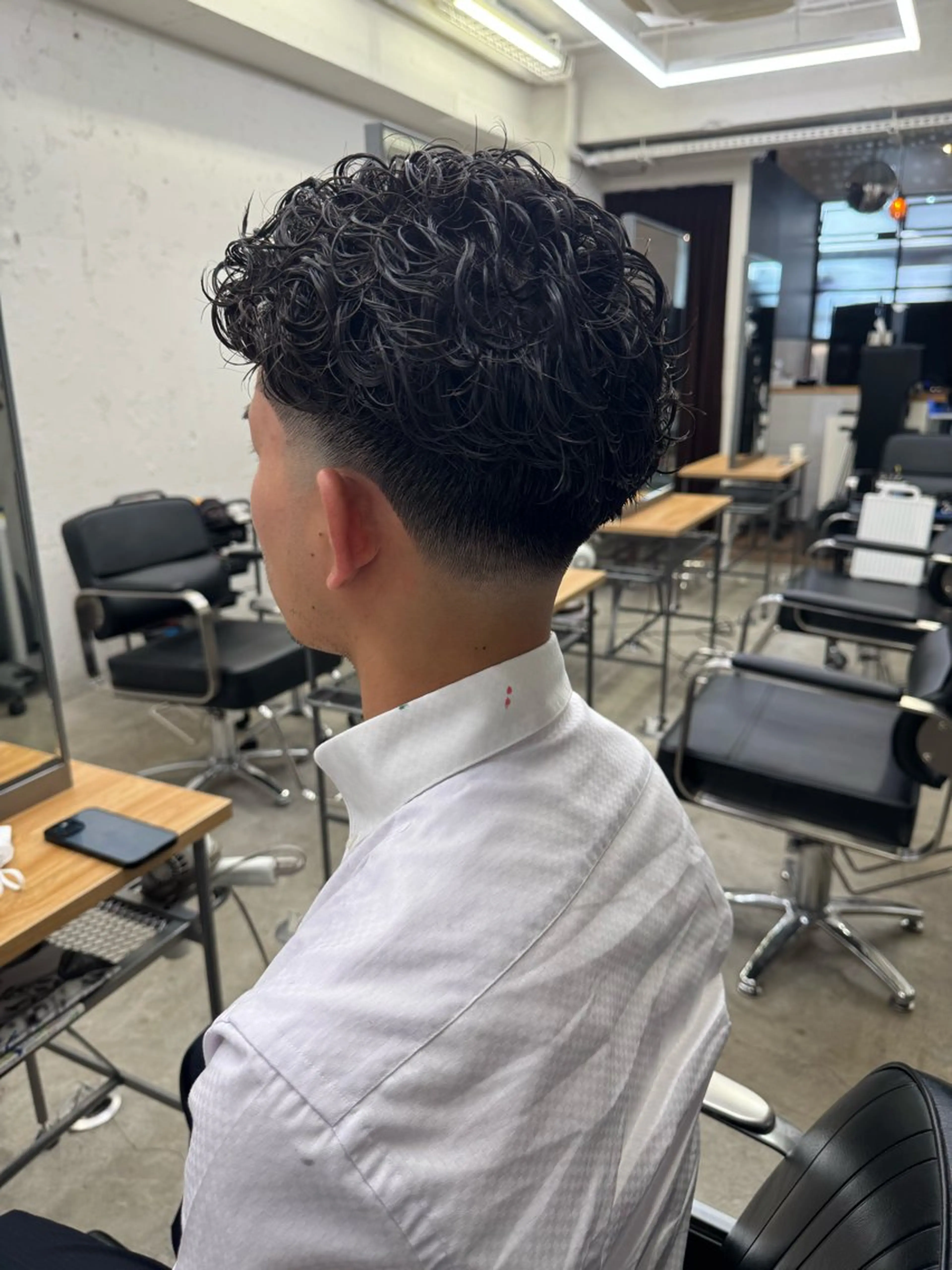 ショート パーマ メンズ フェードカット メンズパーマ メンズショート ショートヘア カット パーマ トリートメント 💈メンズ特化💈 TASUKUのヘアスタイル