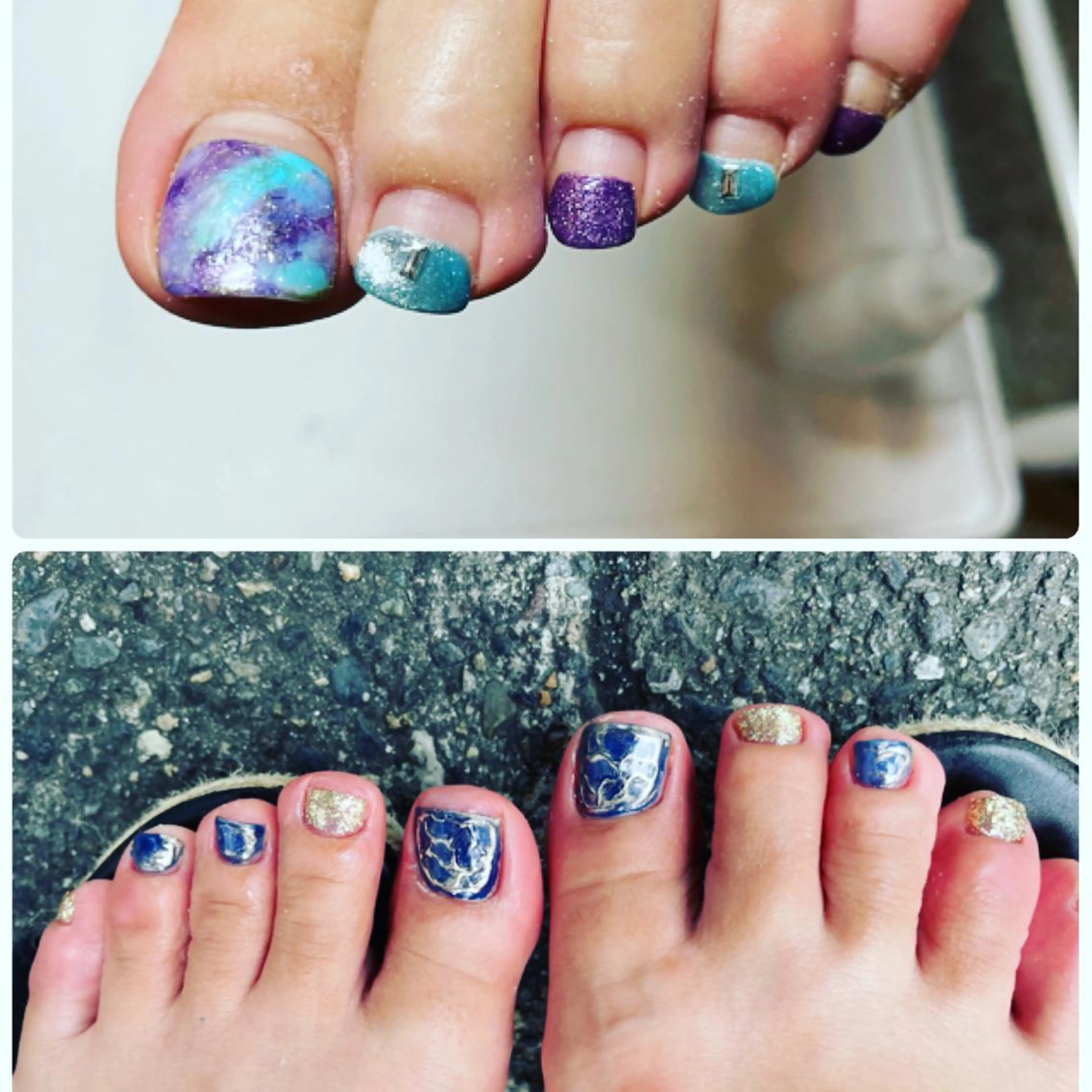 ネイル フットネイル CRAZY NAILのネイルデザイン