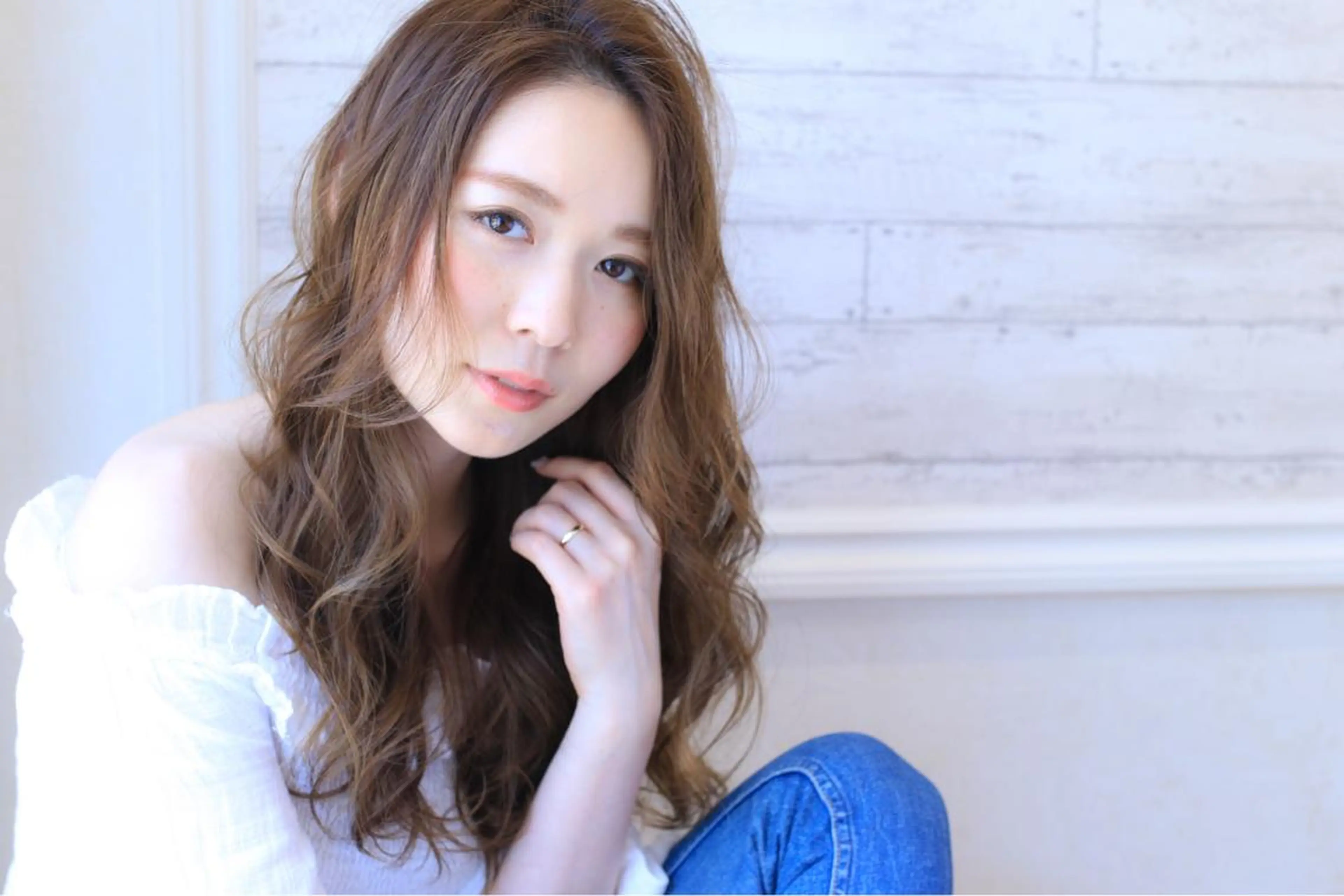 ロング ☆ハイトーン口コミ◎ WiLL/京橋のヘアスタイル