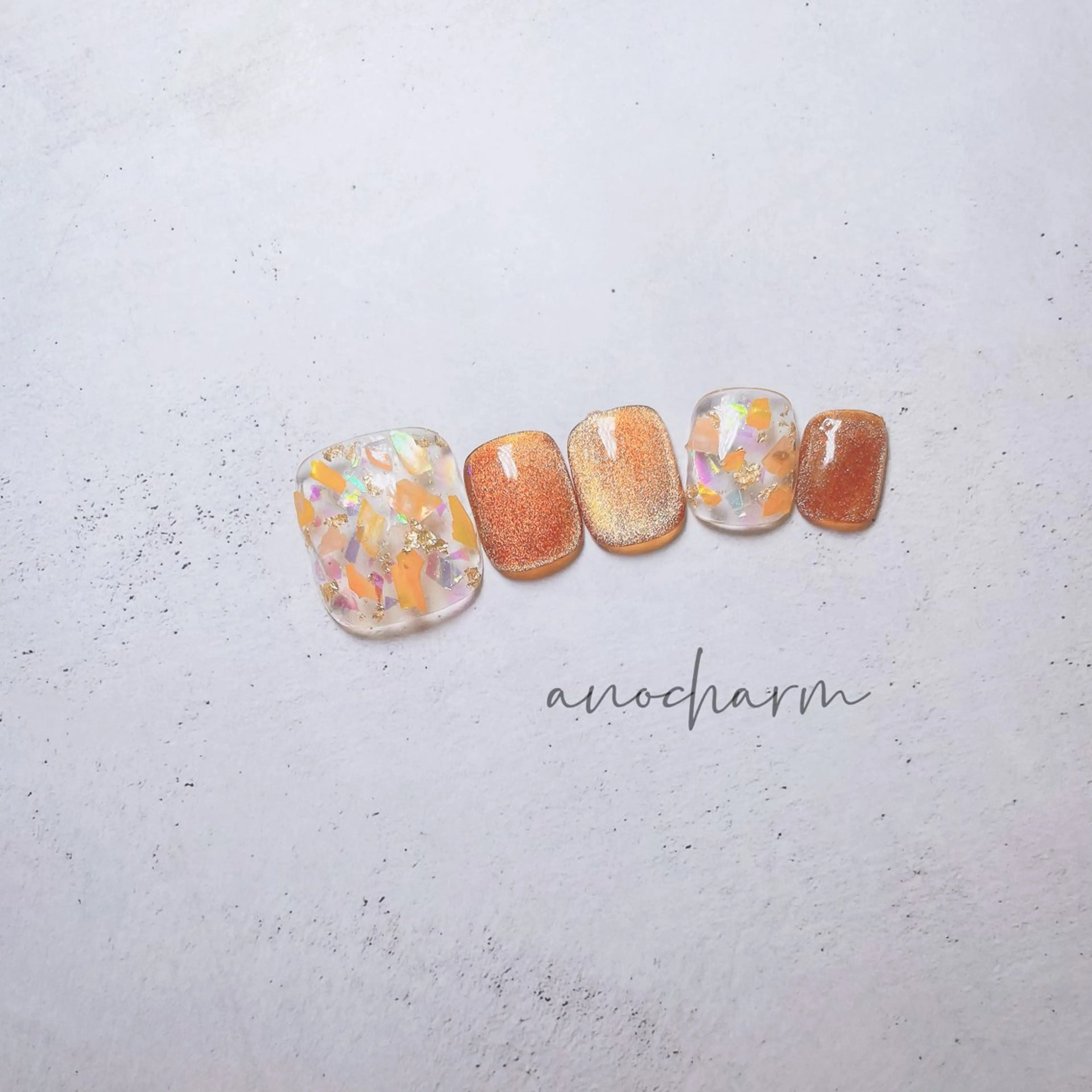 ネイル フットネイル anocharm by Royd.所属・anocharm _annaのネイルデザイン
