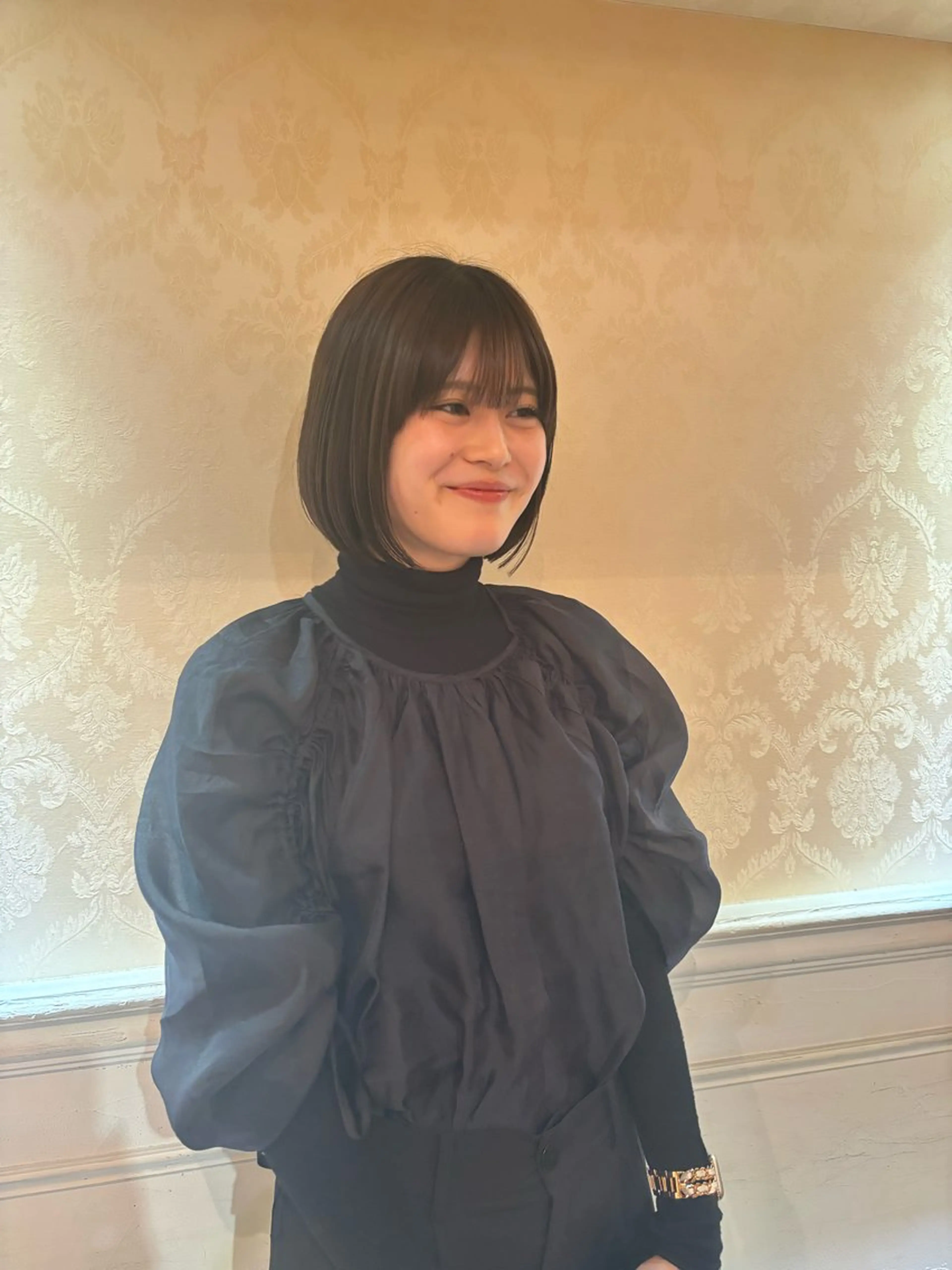 ショート カラー ボブ 髪質改善カラー ベージュ🤎YUMEのヘアスタイル