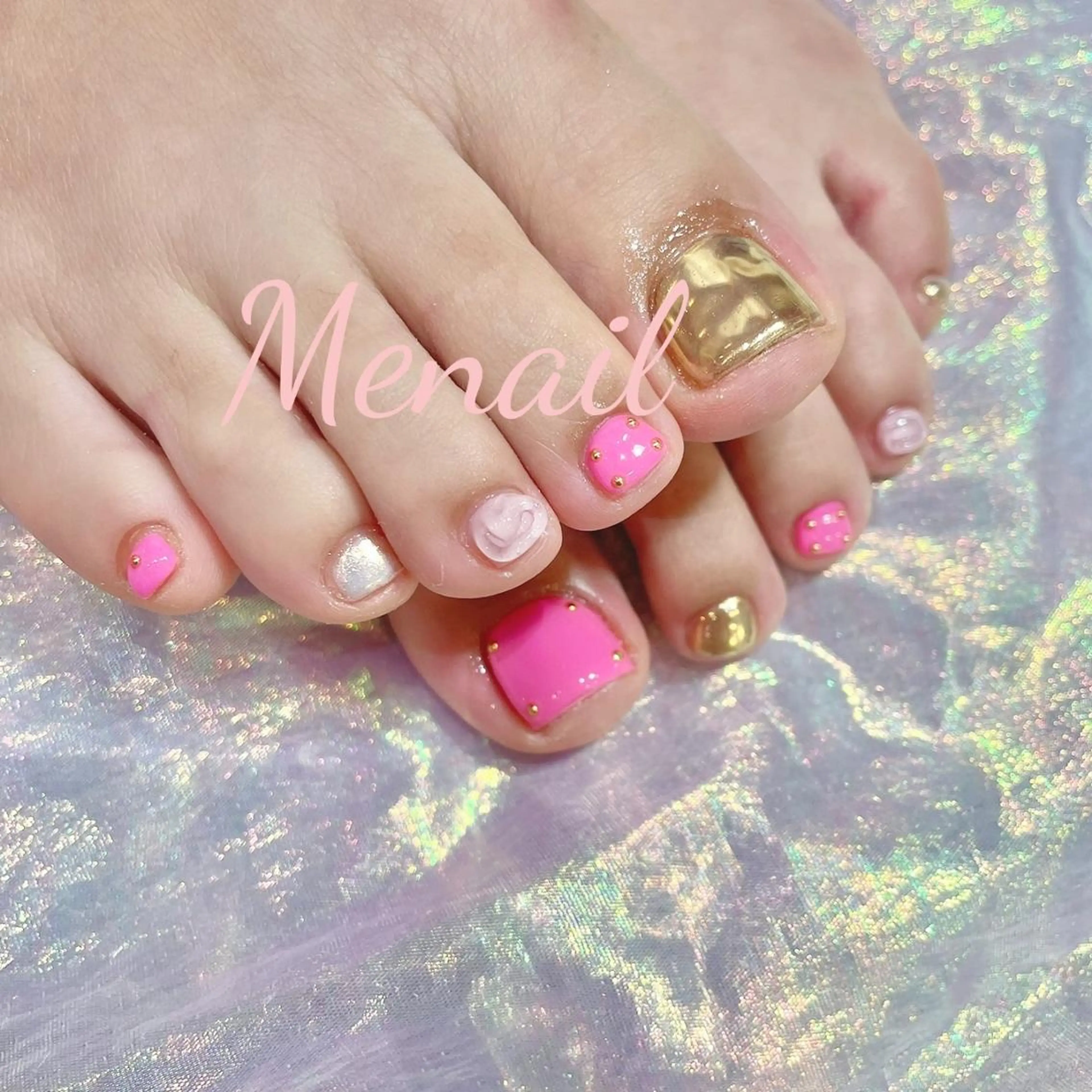 ネイル 🤍POP可愛い🧸 Menailのネイルデザイン
