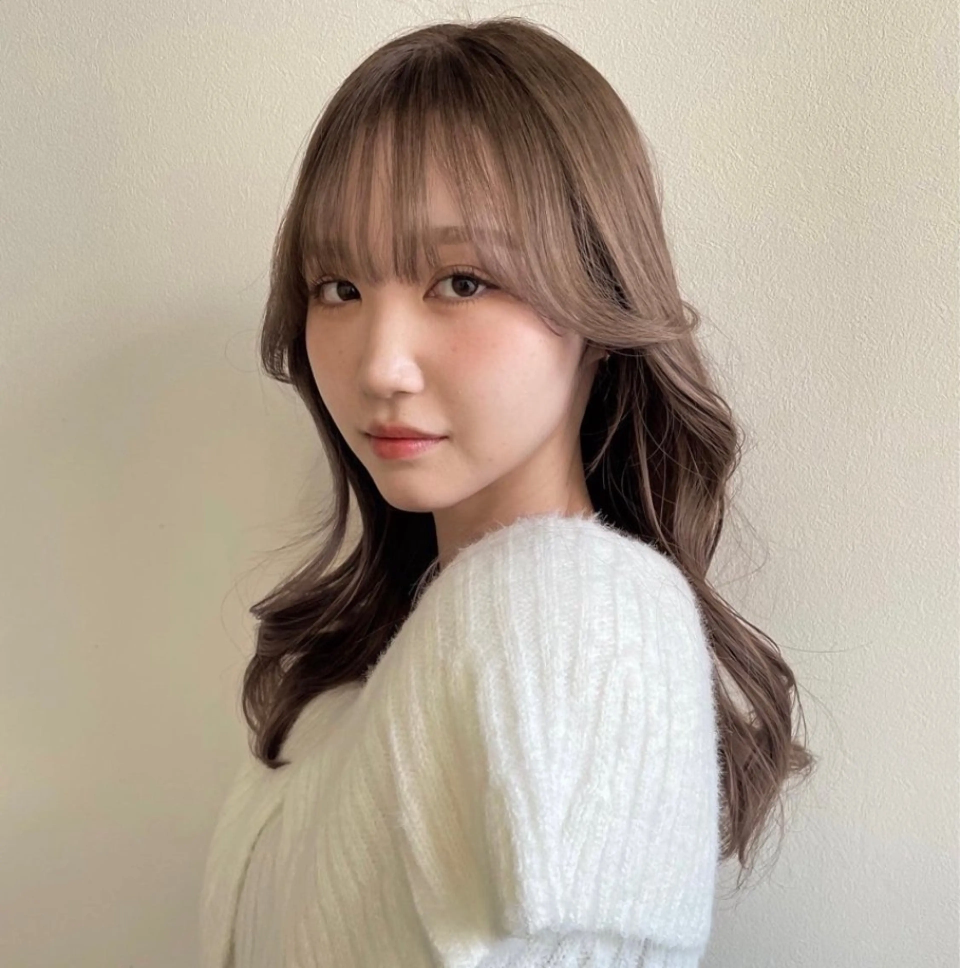 セミロング カラー カット ヘアカラー risako🇰🇷 韓国ヘア/レイヤーのヘアスタイル