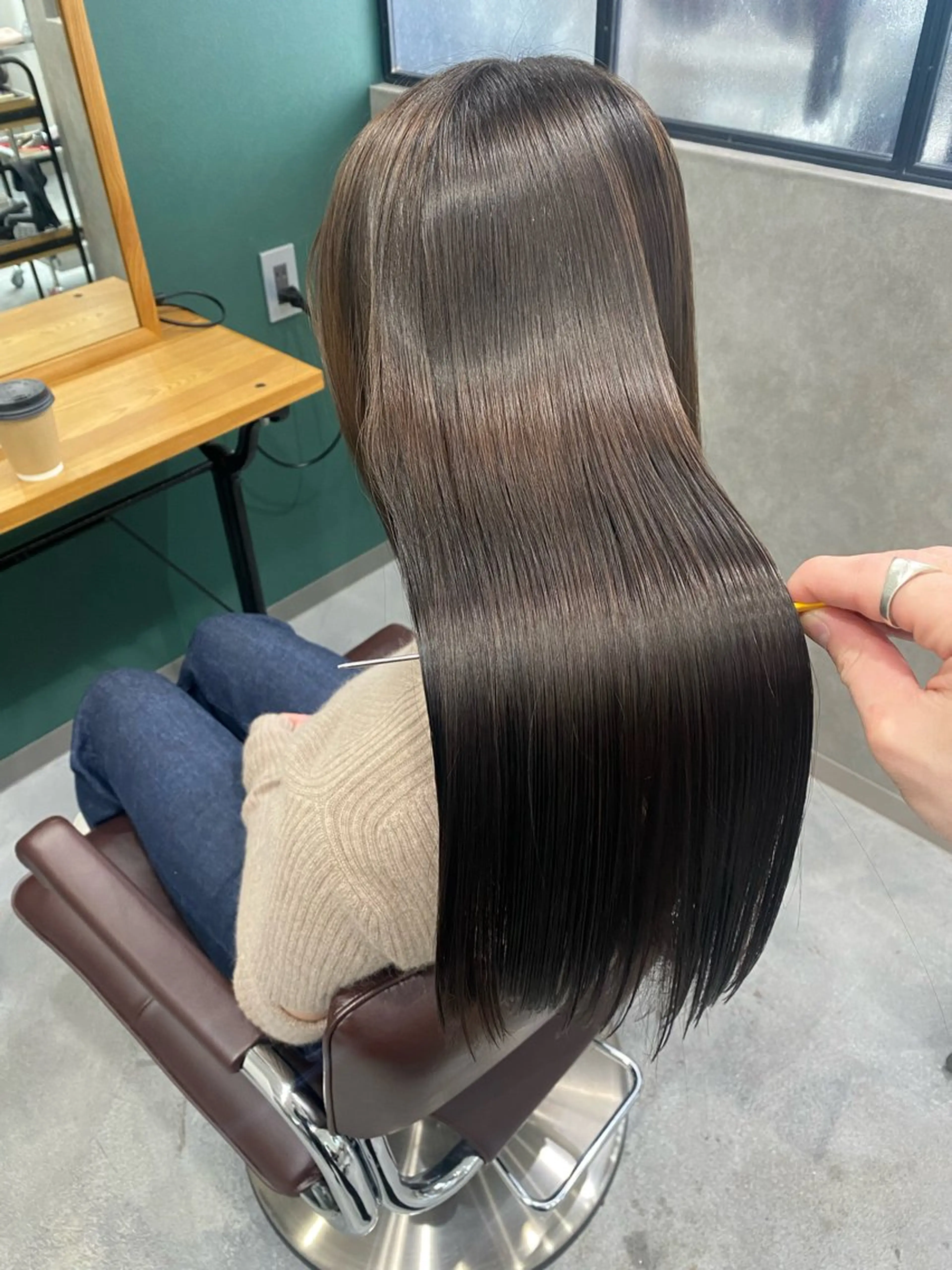 ロング カラー 髪質改善 ヘアカラー ekolu北梅田店所属・梅田中崎町髪質改善 /オキヒロト/エコルのヘアスタイル