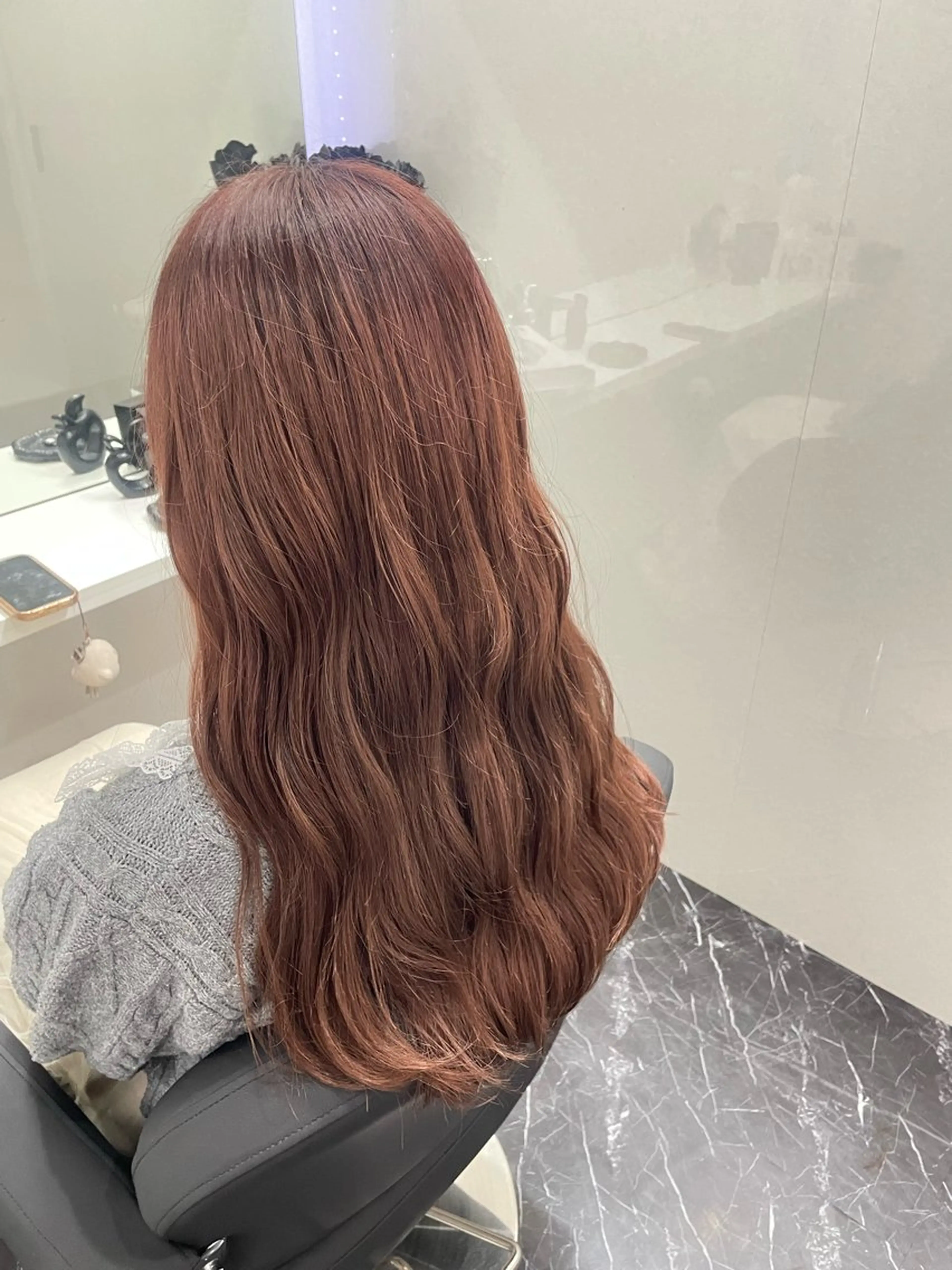 ロング カラー ベージュカラー Blue所属・韓国ヘア🇰🇷 りさのヘアスタイル