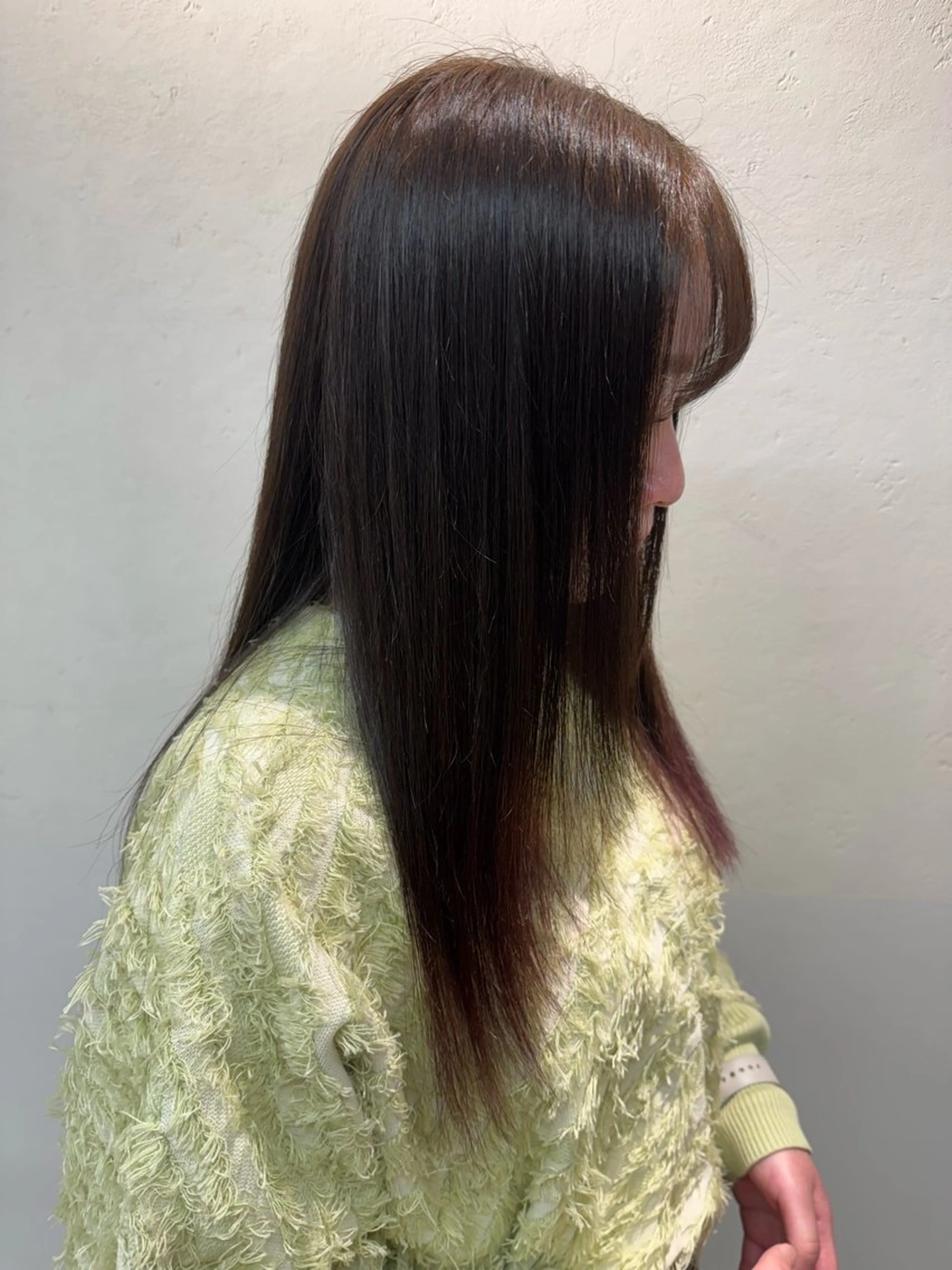 ロング カラー カット ヘアカラー パーマ/ハイトーン /吉田眞のヘアスタイル