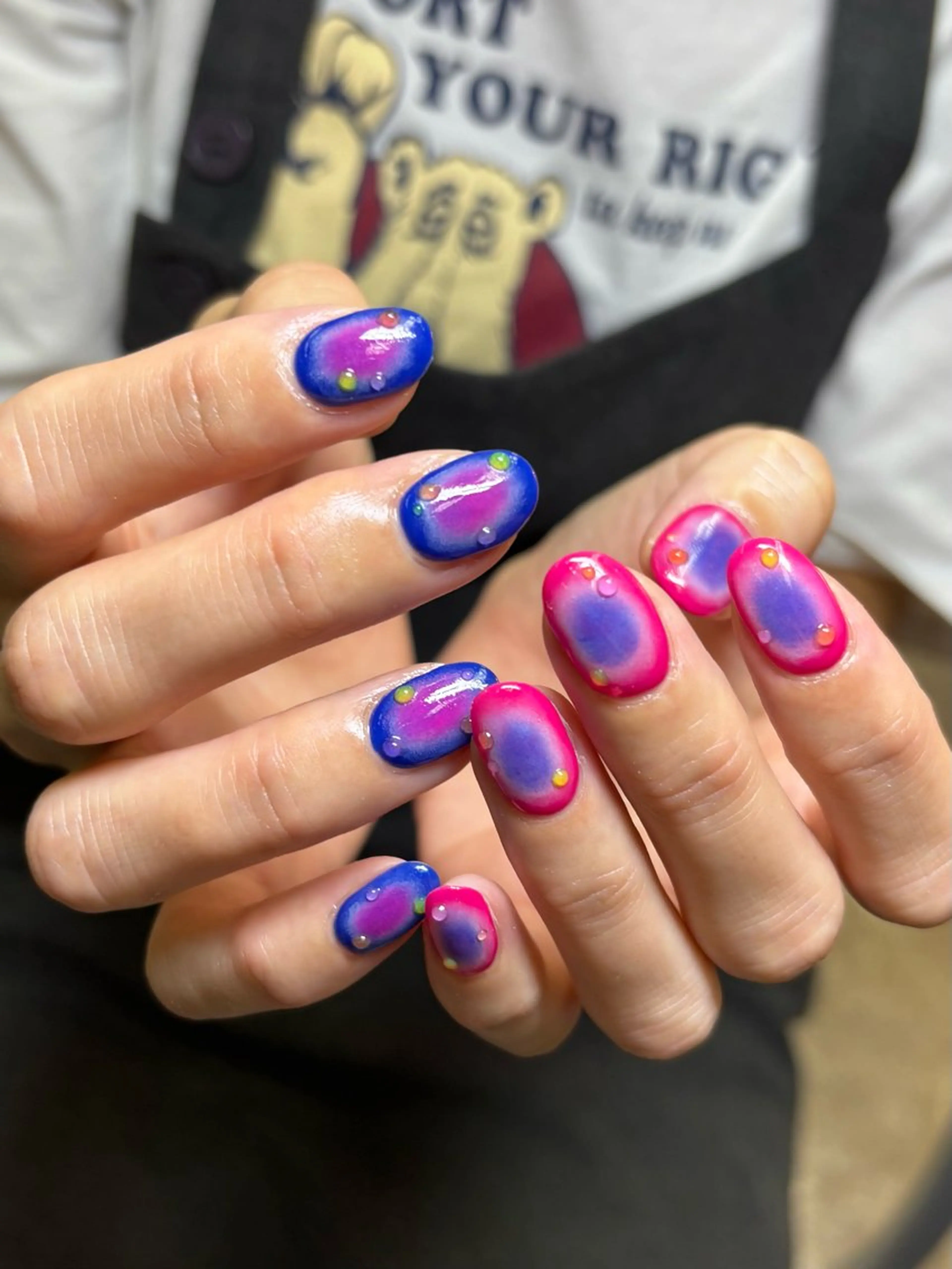 ネイル ハンドネイル ニュアンス🥀個性派 MIYU🪅のネイルデザイン