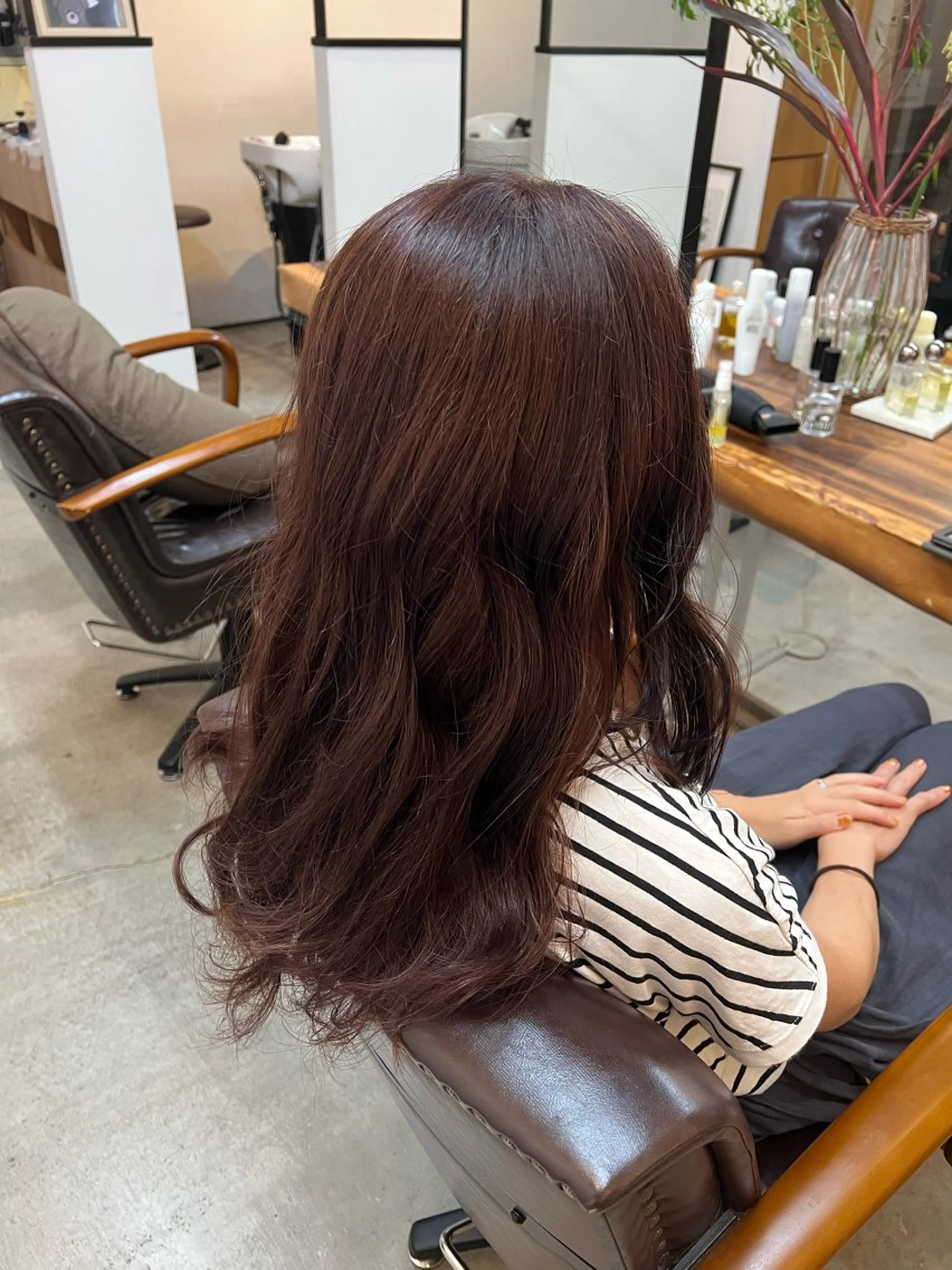 カラー ブラウンカラー ピンクカラー ヘアカラー LIFE所属・吉沢 史翔のヘアスタイル